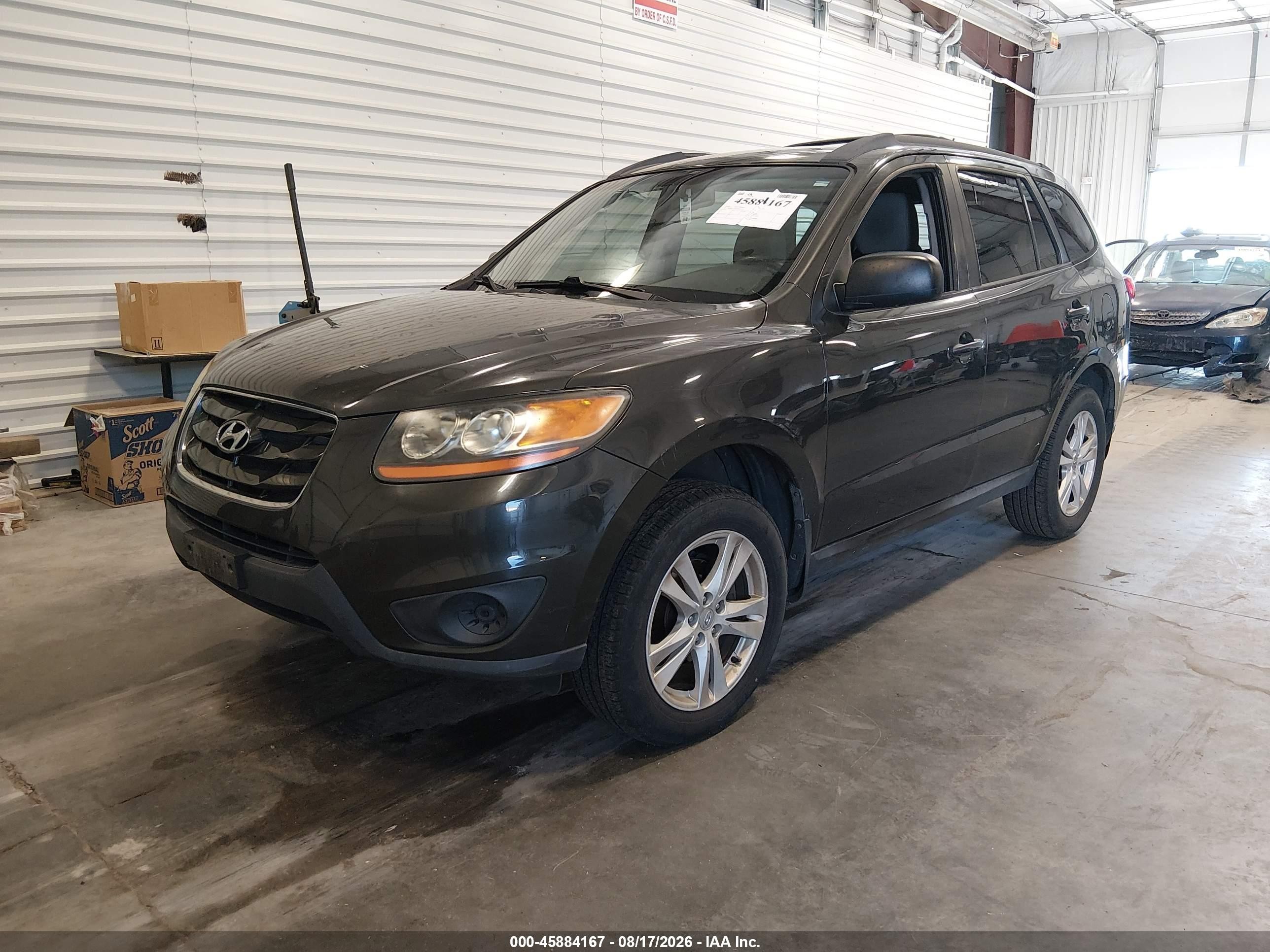 2010 Hyundai Santa Fe Gls Gray vin: 5NMSG3ABXAH411655