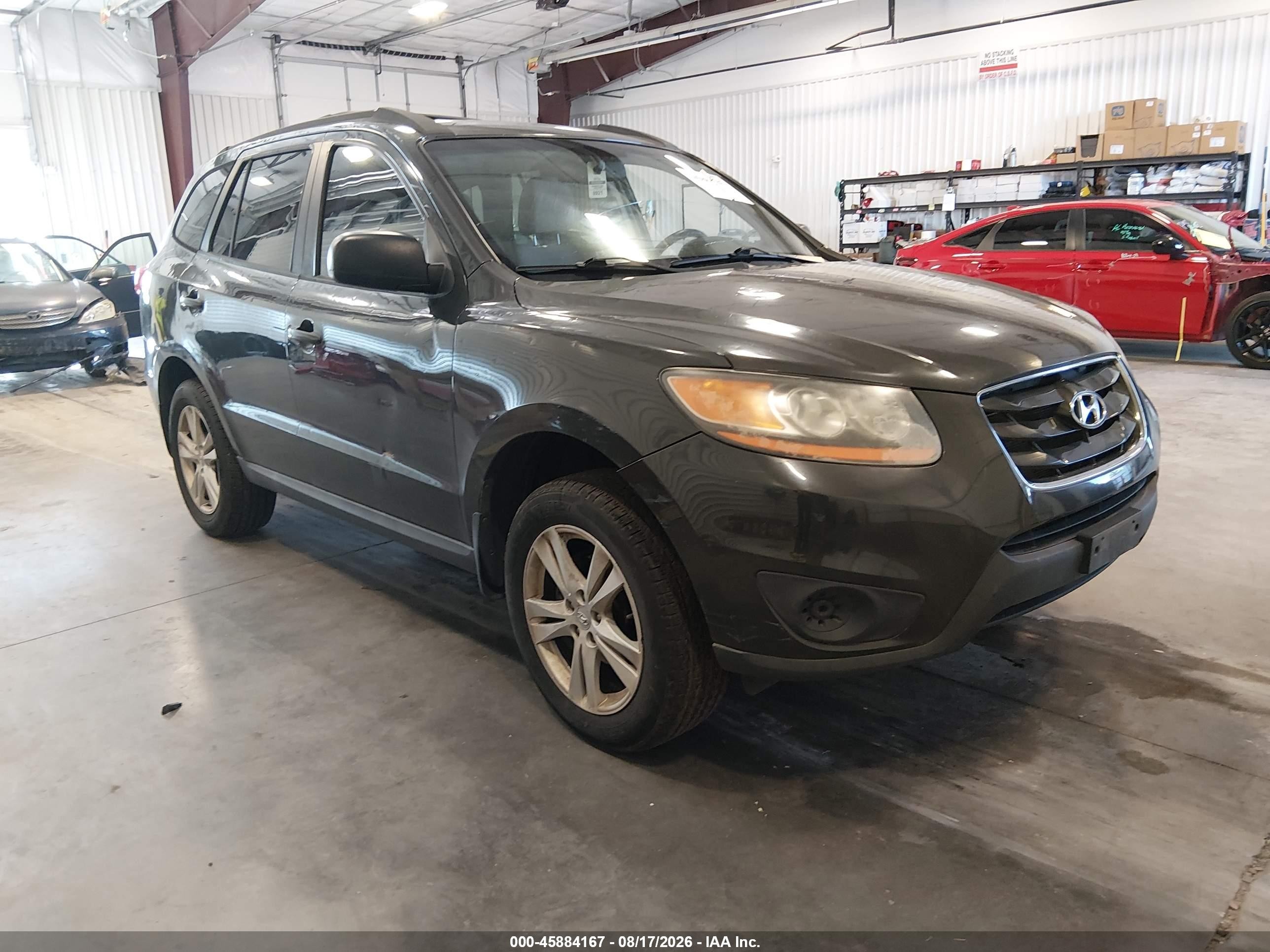 2010 Hyundai Santa Fe Gls Серый vin: 5NMSG3ABXAH411655