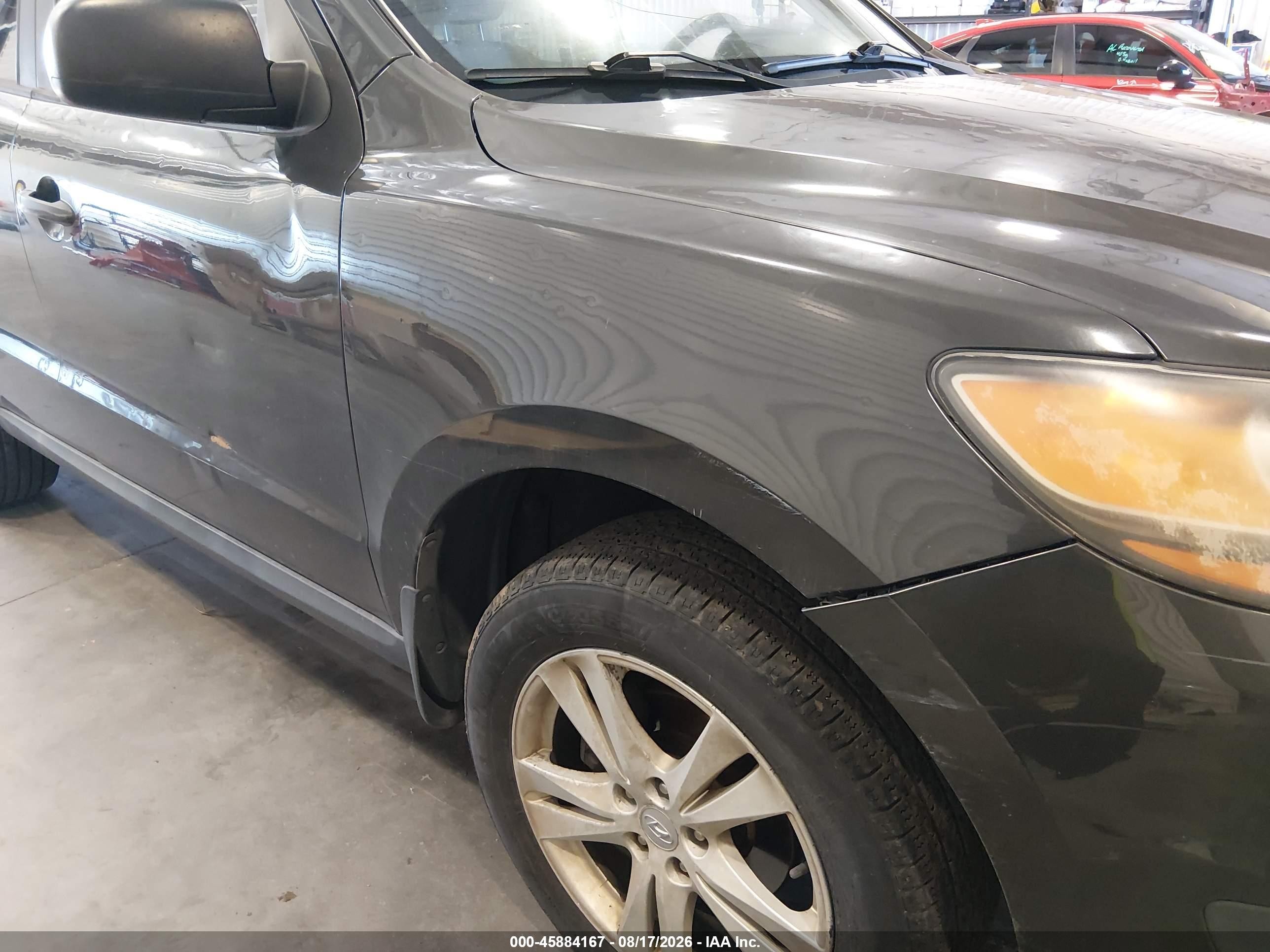 2010 Hyundai Santa Fe Gls Gray vin: 5NMSG3ABXAH411655