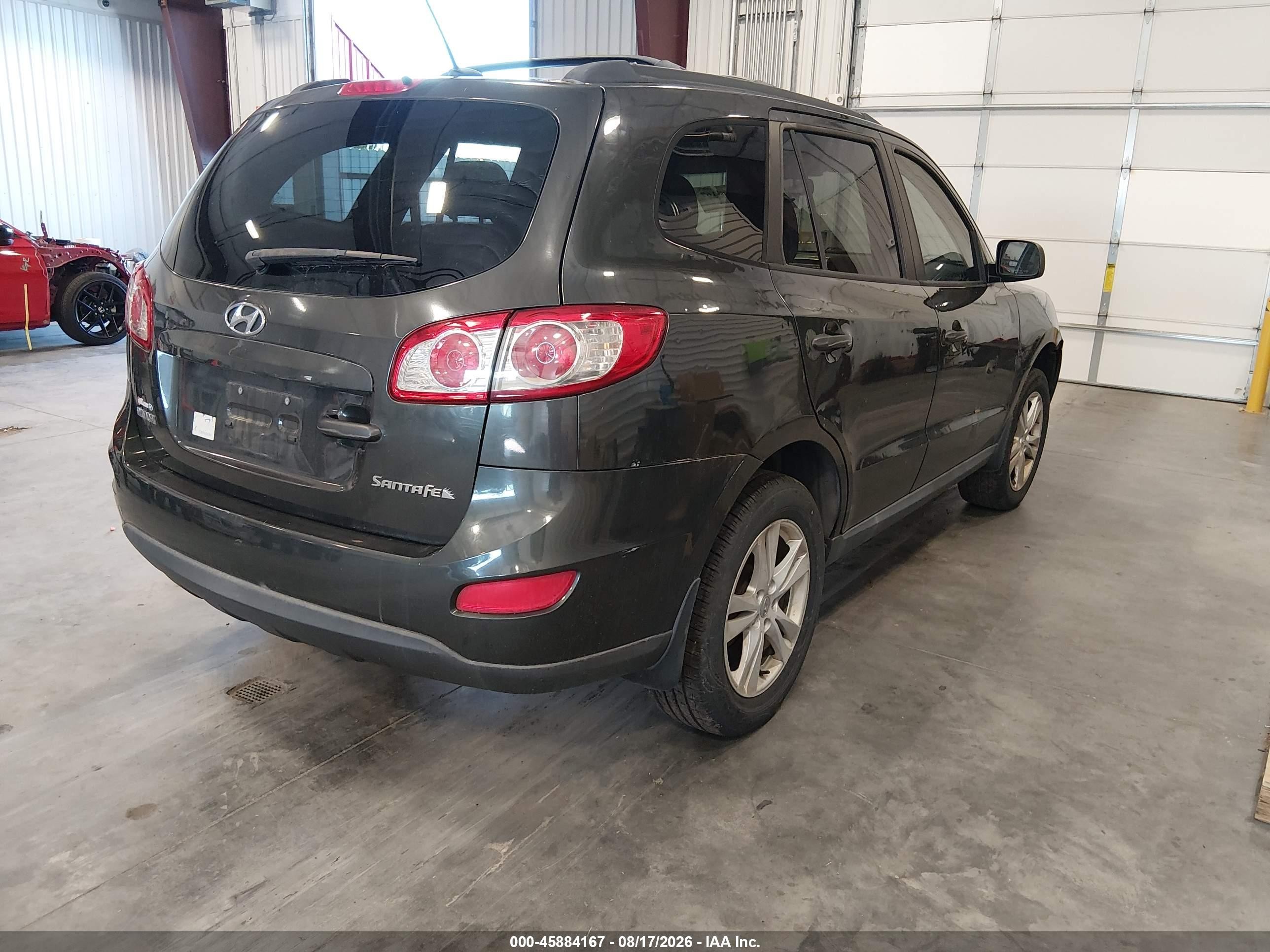 2010 Hyundai Santa Fe Gls Gray vin: 5NMSG3ABXAH411655