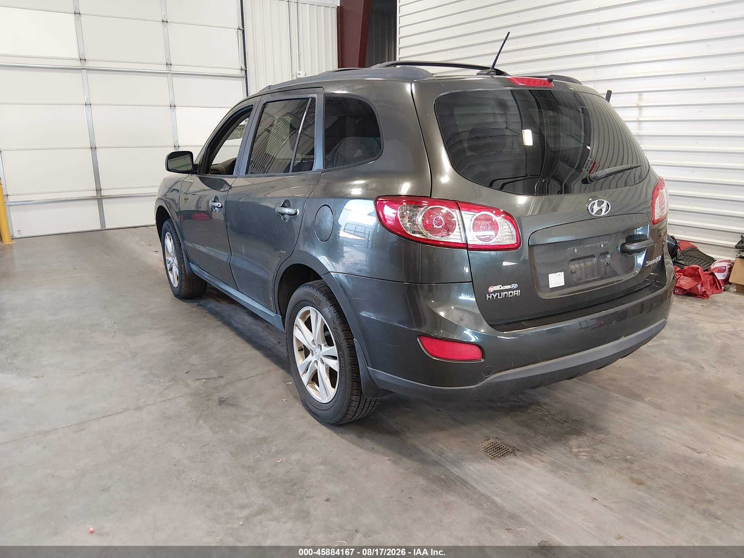 2010 Hyundai Santa Fe Gls Gray vin: 5NMSG3ABXAH411655