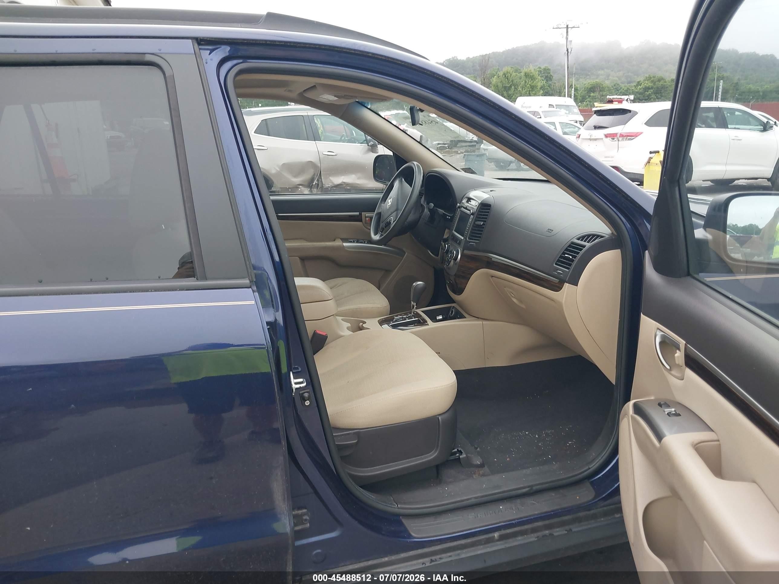 2010 Hyundai Santa Fe Gls Dark Blue vin: 5NMSG3ABXAH412658