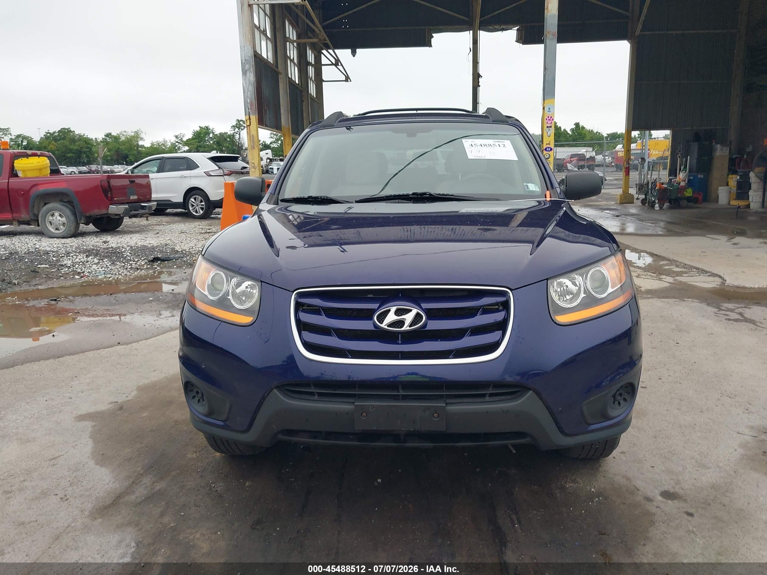 2010 Hyundai Santa Fe Gls Dark Blue vin: 5NMSG3ABXAH412658