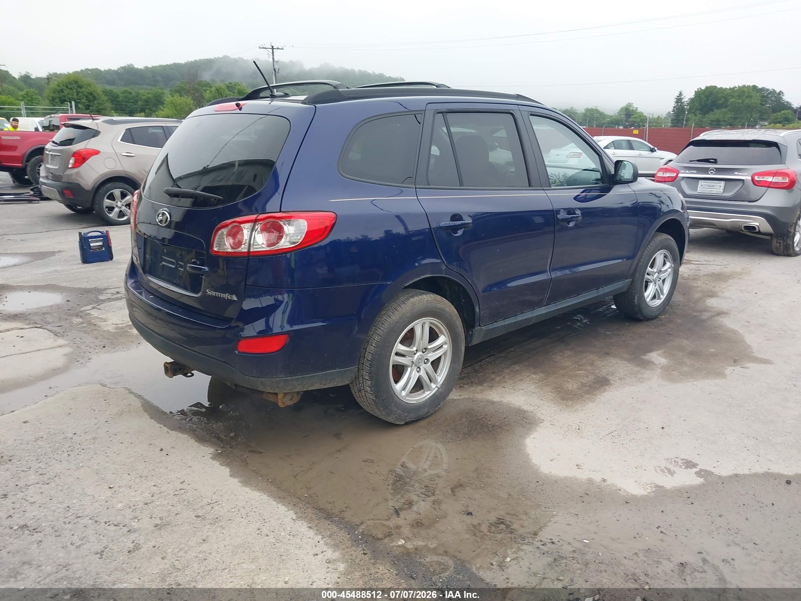 2010 Hyundai Santa Fe Gls Dark Blue vin: 5NMSG3ABXAH412658