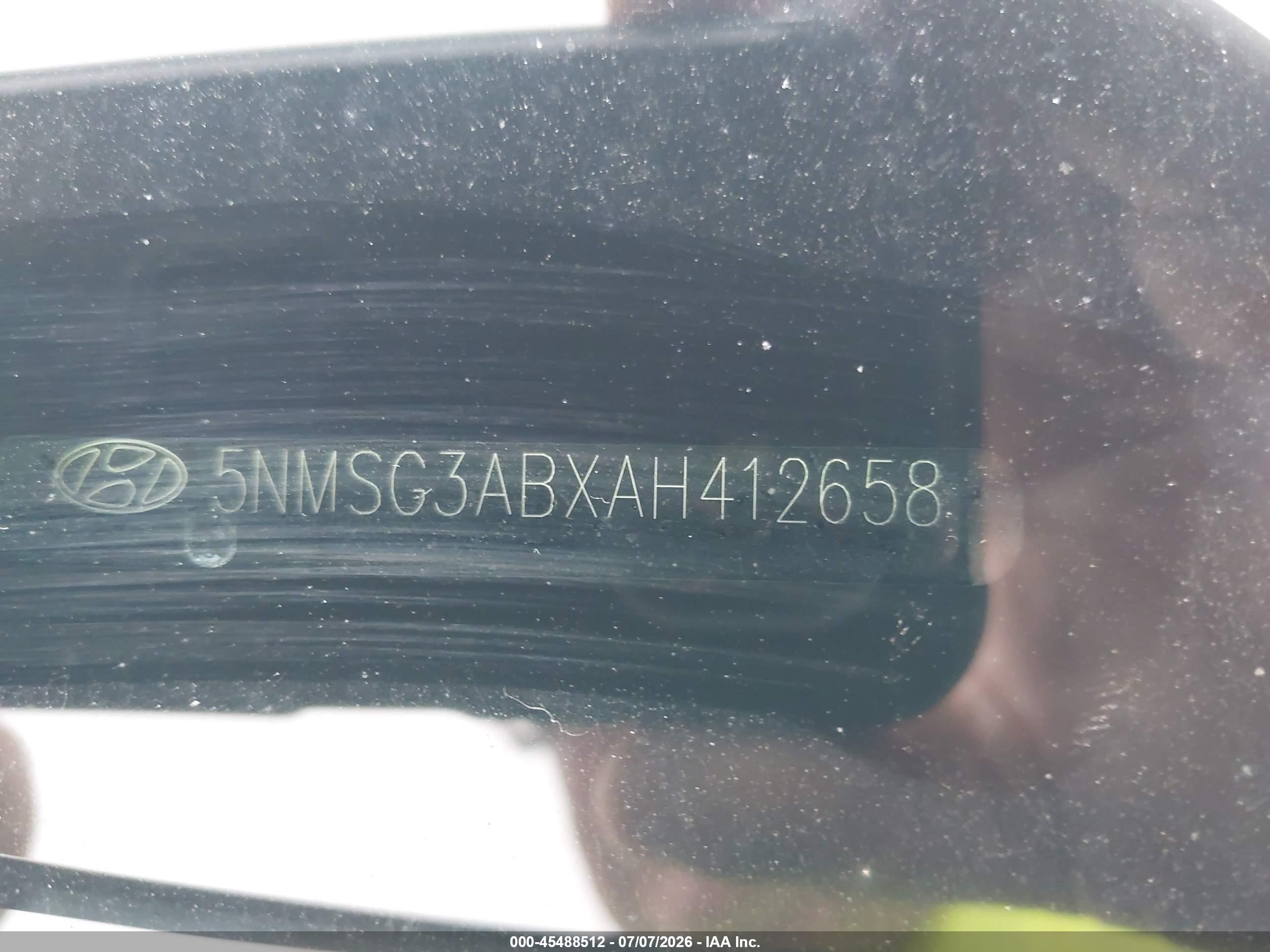 2010 Hyundai Santa Fe Gls Dark Blue vin: 5NMSG3ABXAH412658