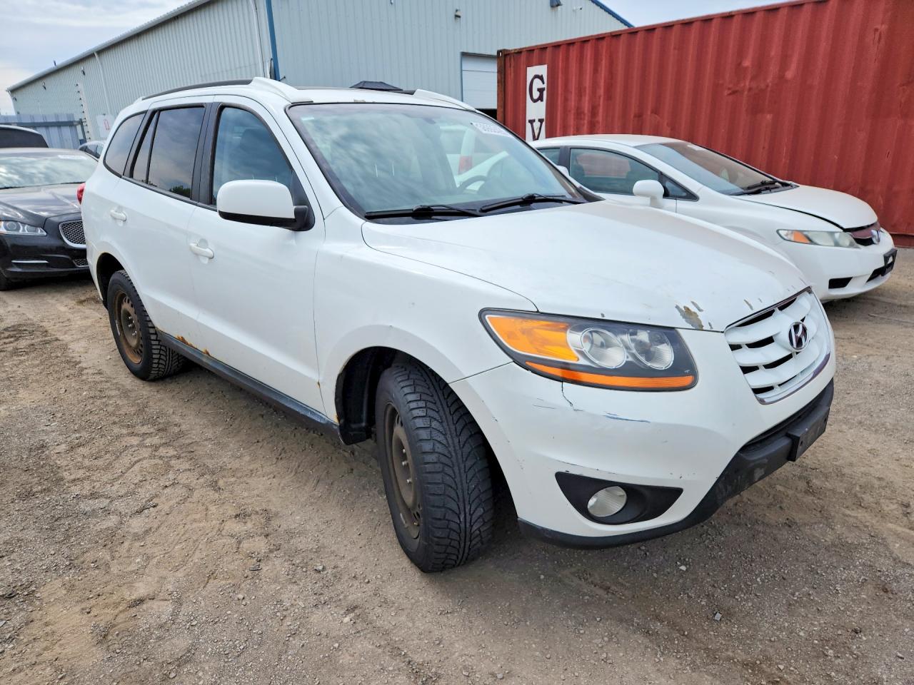 2010 Hyundai Santa Fe Gls White vin: 5NMSG4AG3AH410624