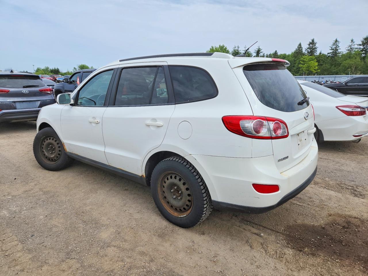 2010 Hyundai Santa Fe Gls White vin: 5NMSG4AG3AH410624