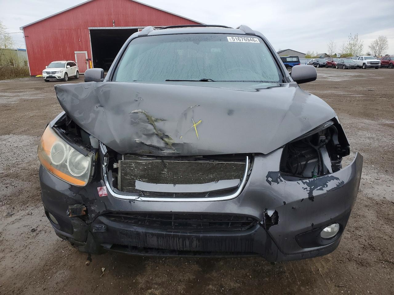 2010 Hyundai Santa Fe Gls Gray vin: 5NMSG4AGXAH406229