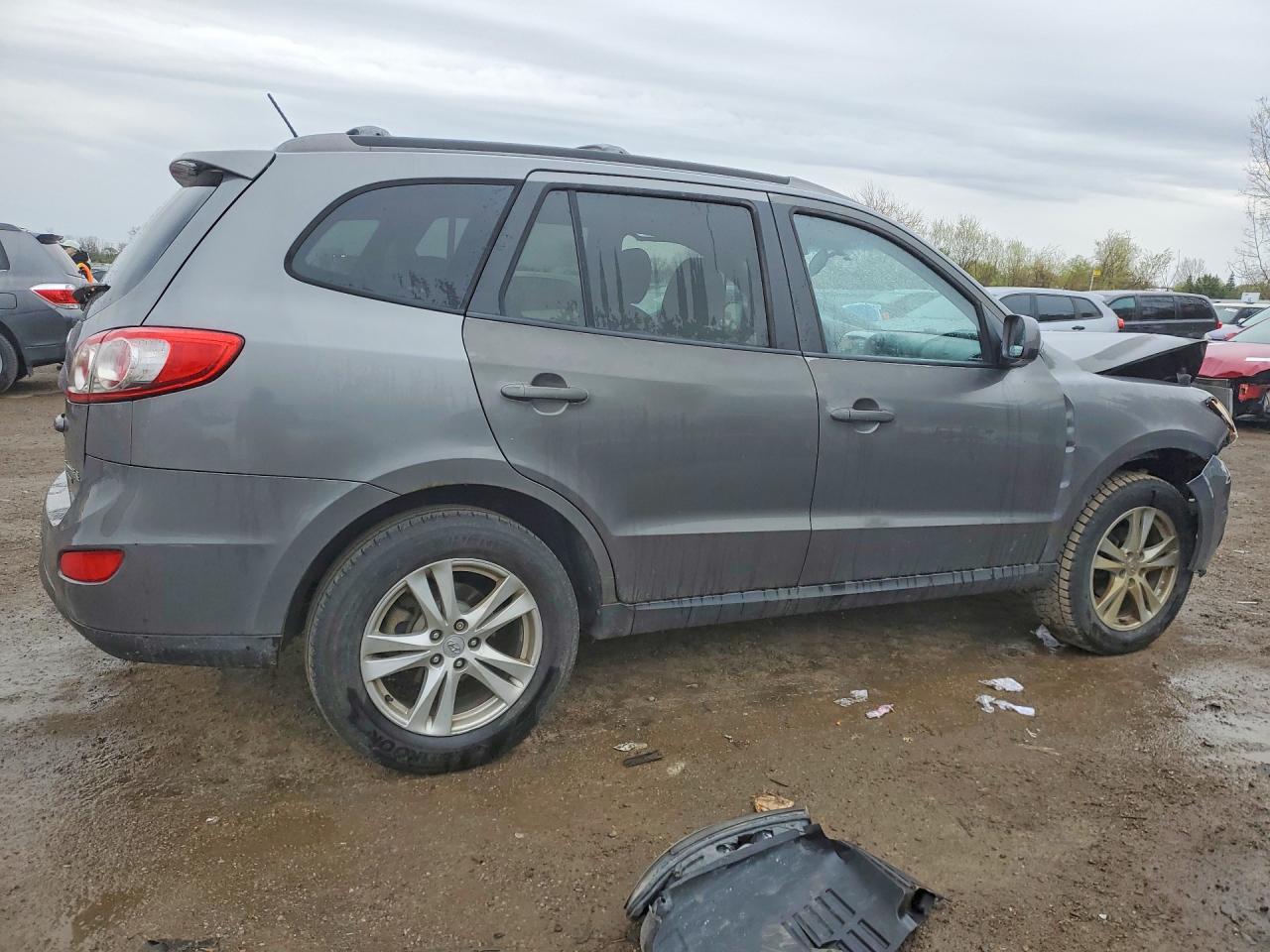 2010 Hyundai Santa Fe Gls Gray vin: 5NMSG4AGXAH406229