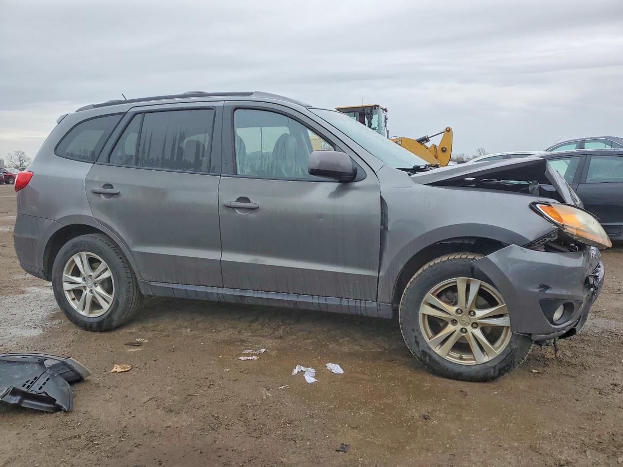 2010 Hyundai Santa Fe Gls Gray vin: 5NMSG4AGXAH406229