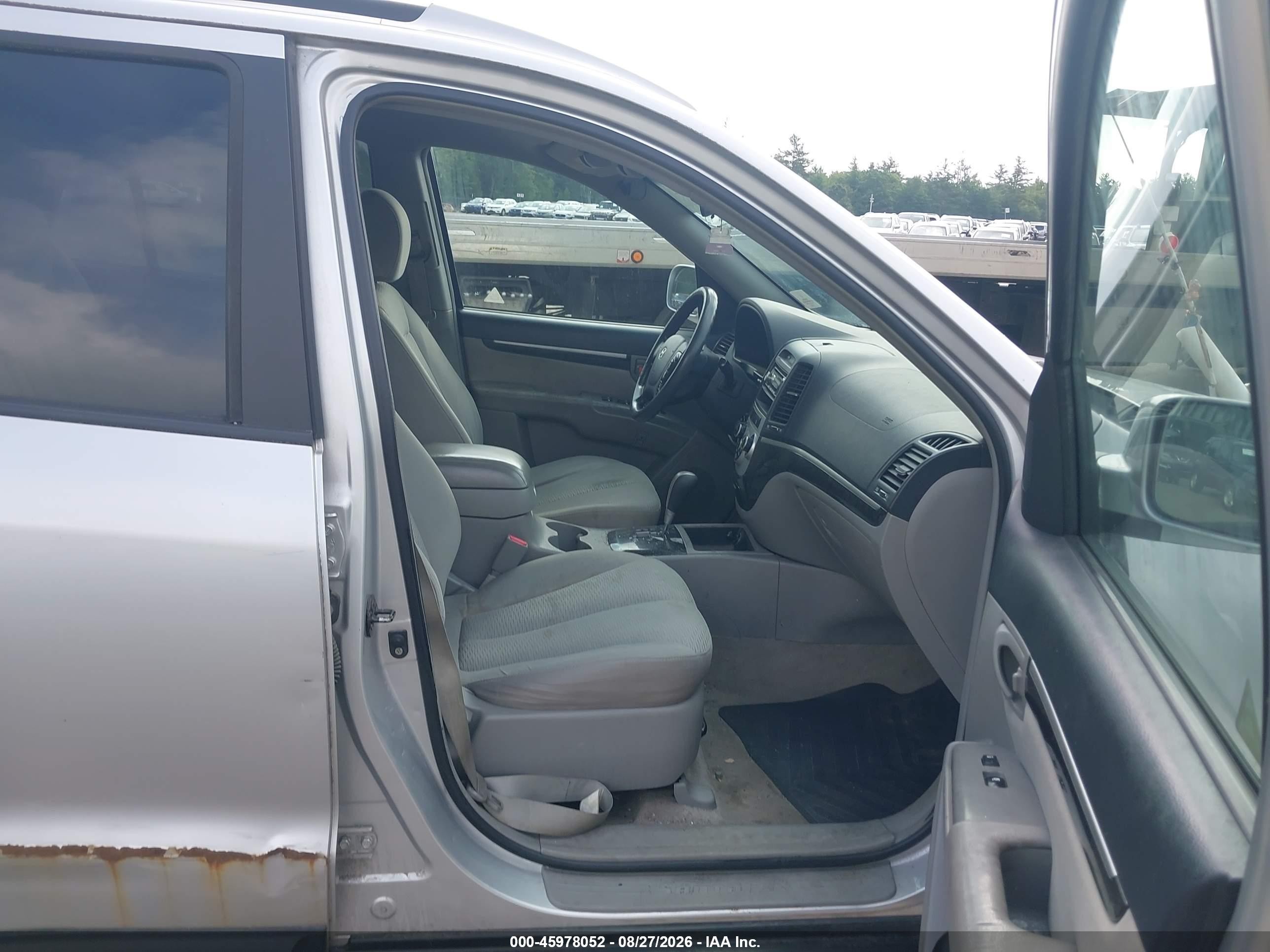 2007 Hyundai Santa Fe Gls Silver vin: 5NMSG73D07H034722
