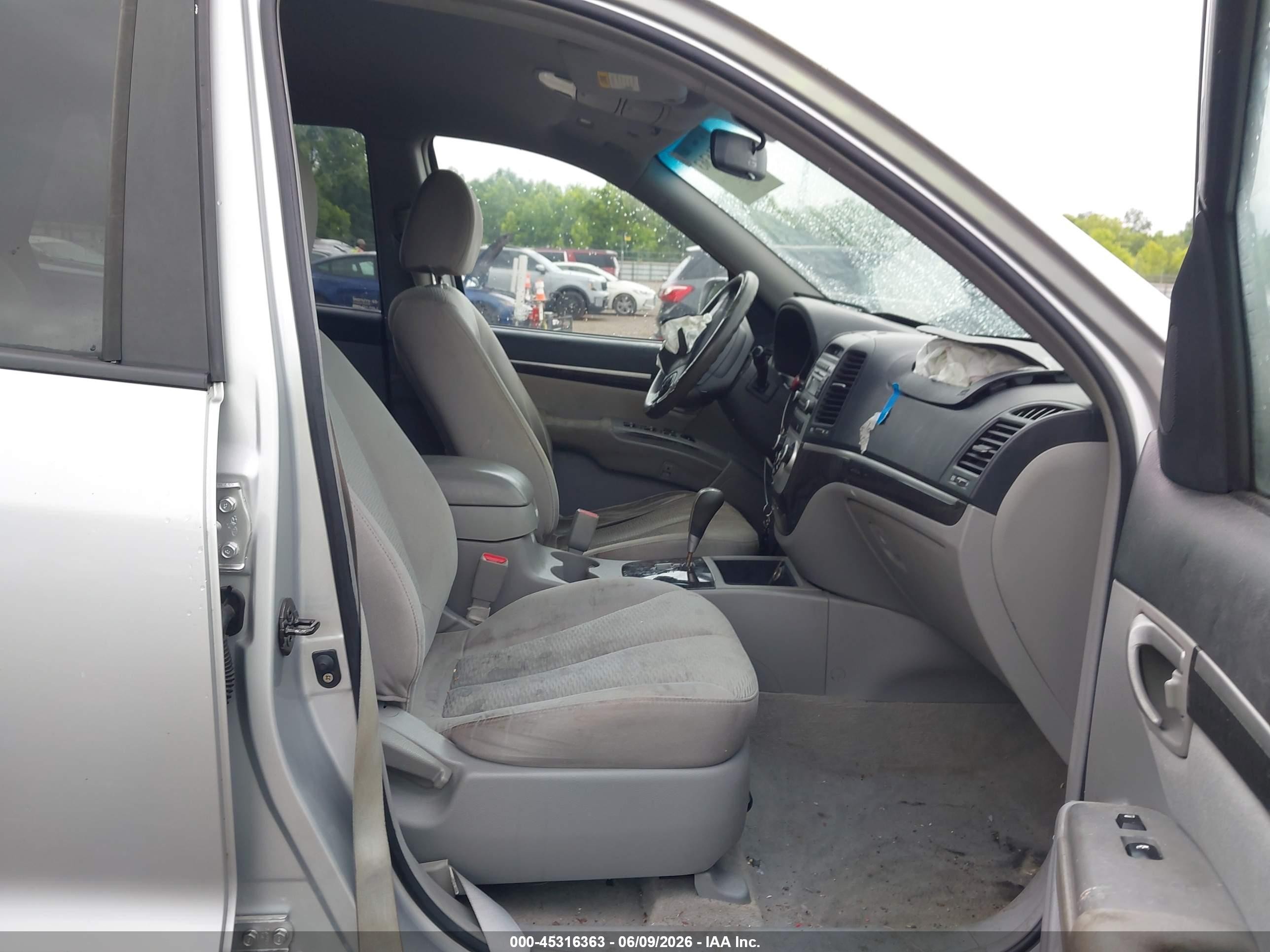 2007 Hyundai Santa Fe Gls Silver vin: 5NMSG73D07H050452