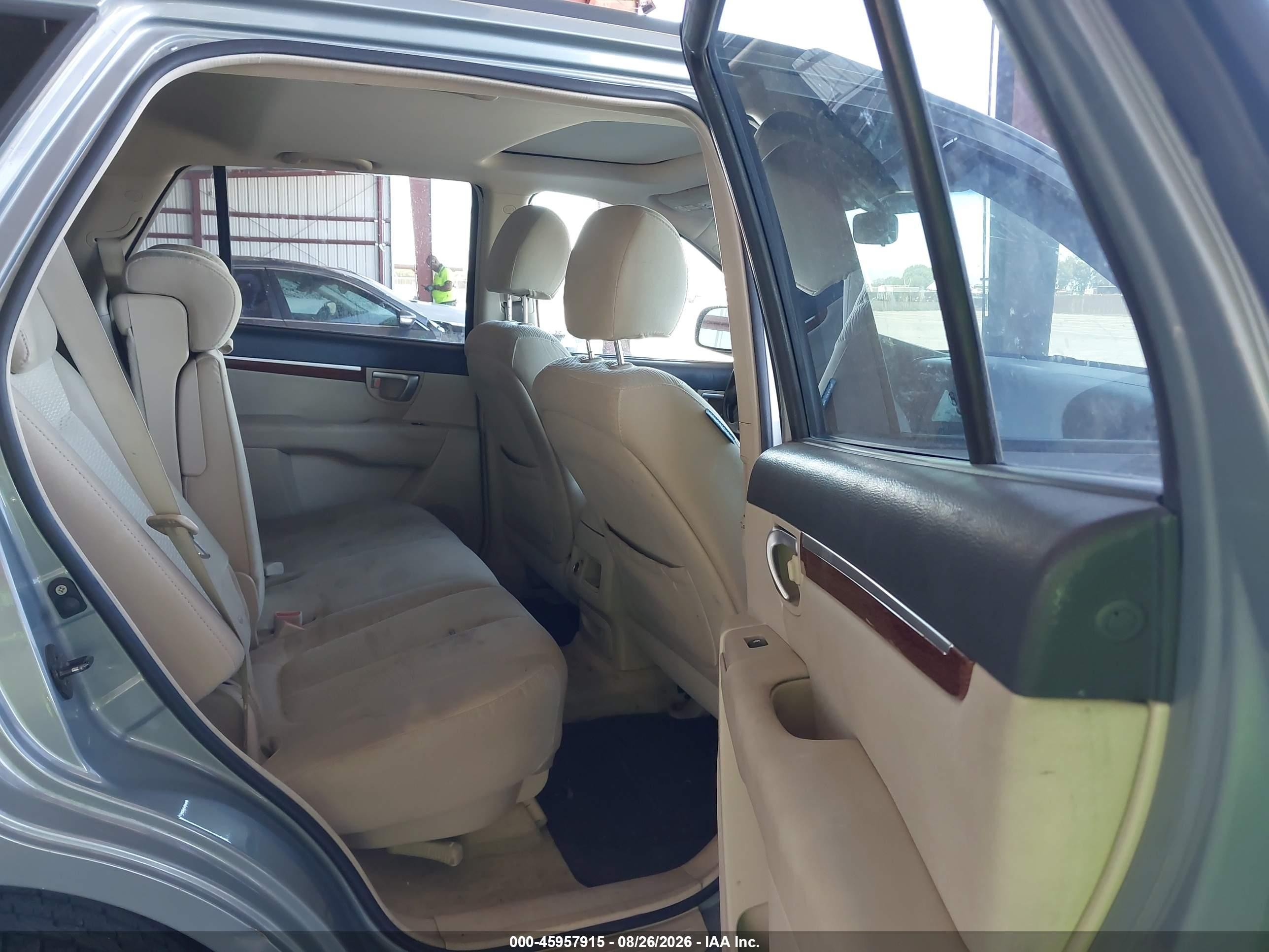 2007 Hyundai Santa Fe Gls Light Blue vin: 5NMSG73D07H061645