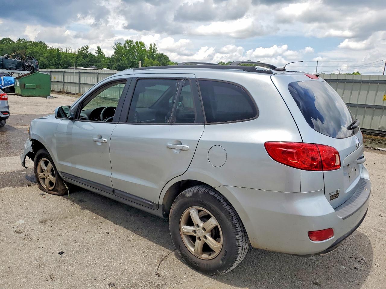 2007 Hyundai Santa Fe Gls Blue vin: 5NMSG73D07H068546