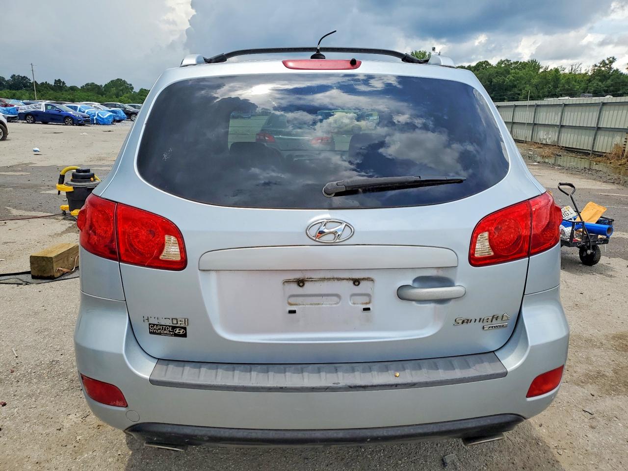 2007 Hyundai Santa Fe Gls Blue vin: 5NMSG73D07H068546