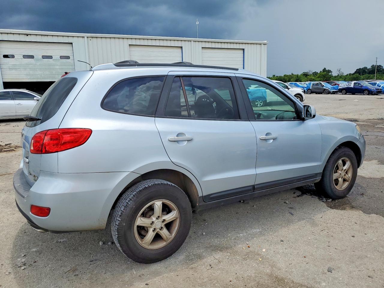 2007 Hyundai Santa Fe Gls Blue vin: 5NMSG73D07H068546