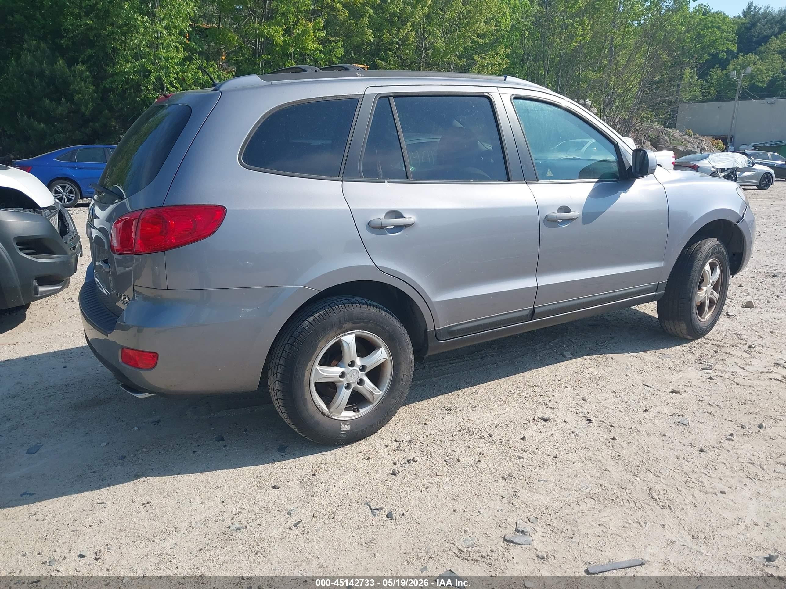 2007 Hyundai Santa Fe Gls Серебряный vin: 5NMSG73D07H102596