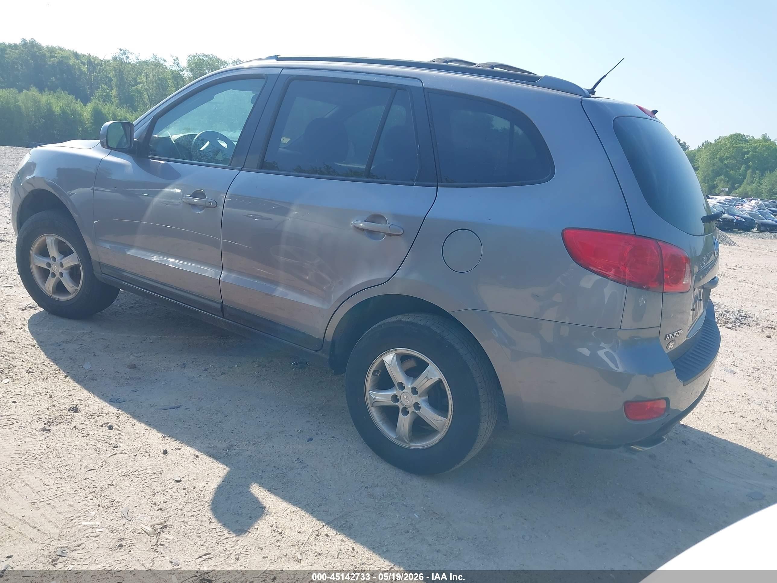 2007 Hyundai Santa Fe Gls Серебряный vin: 5NMSG73D07H102596
