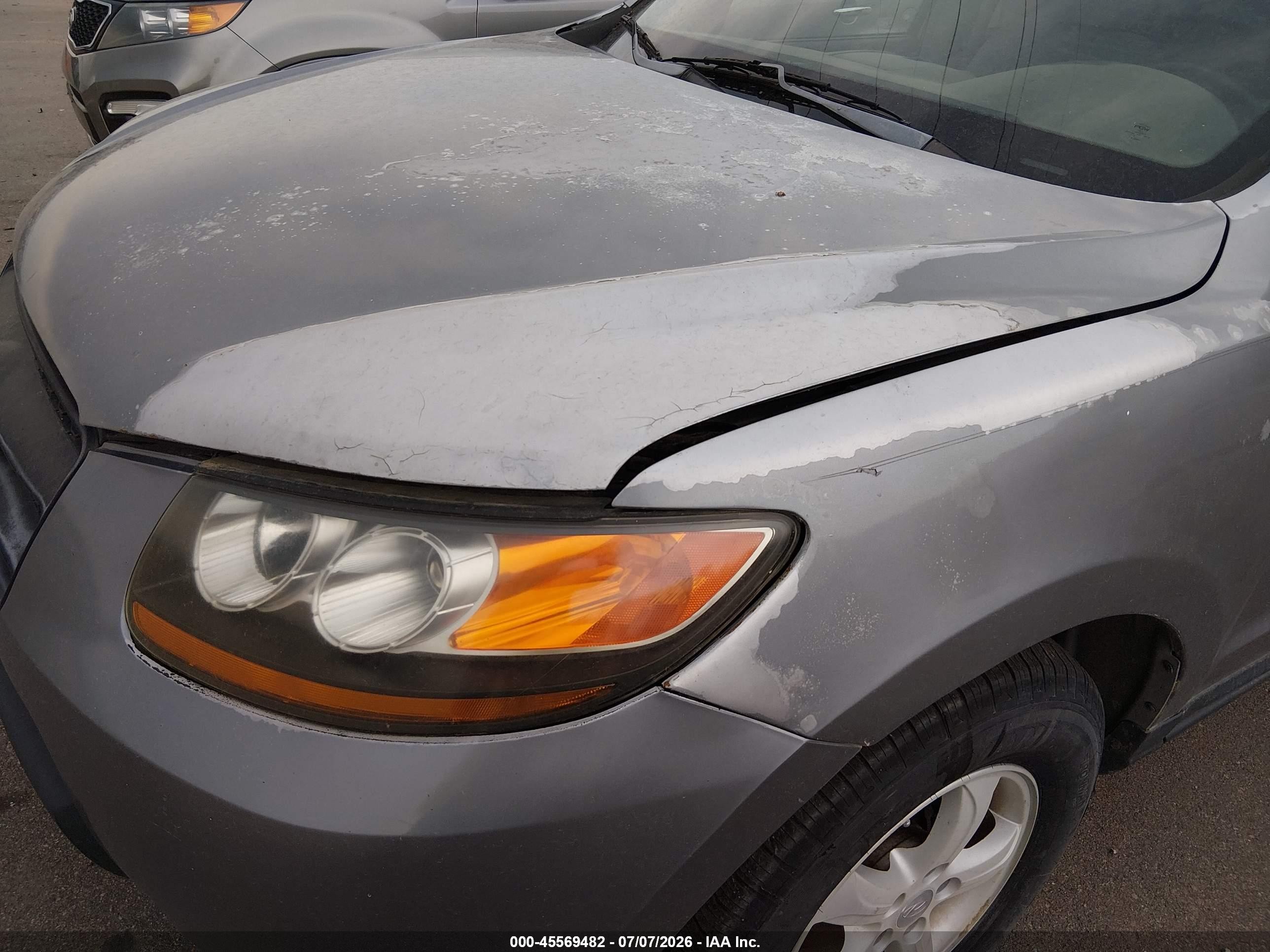 2008 Hyundai Santa Fe Gls Gray vin: 5NMSG73D08H153372