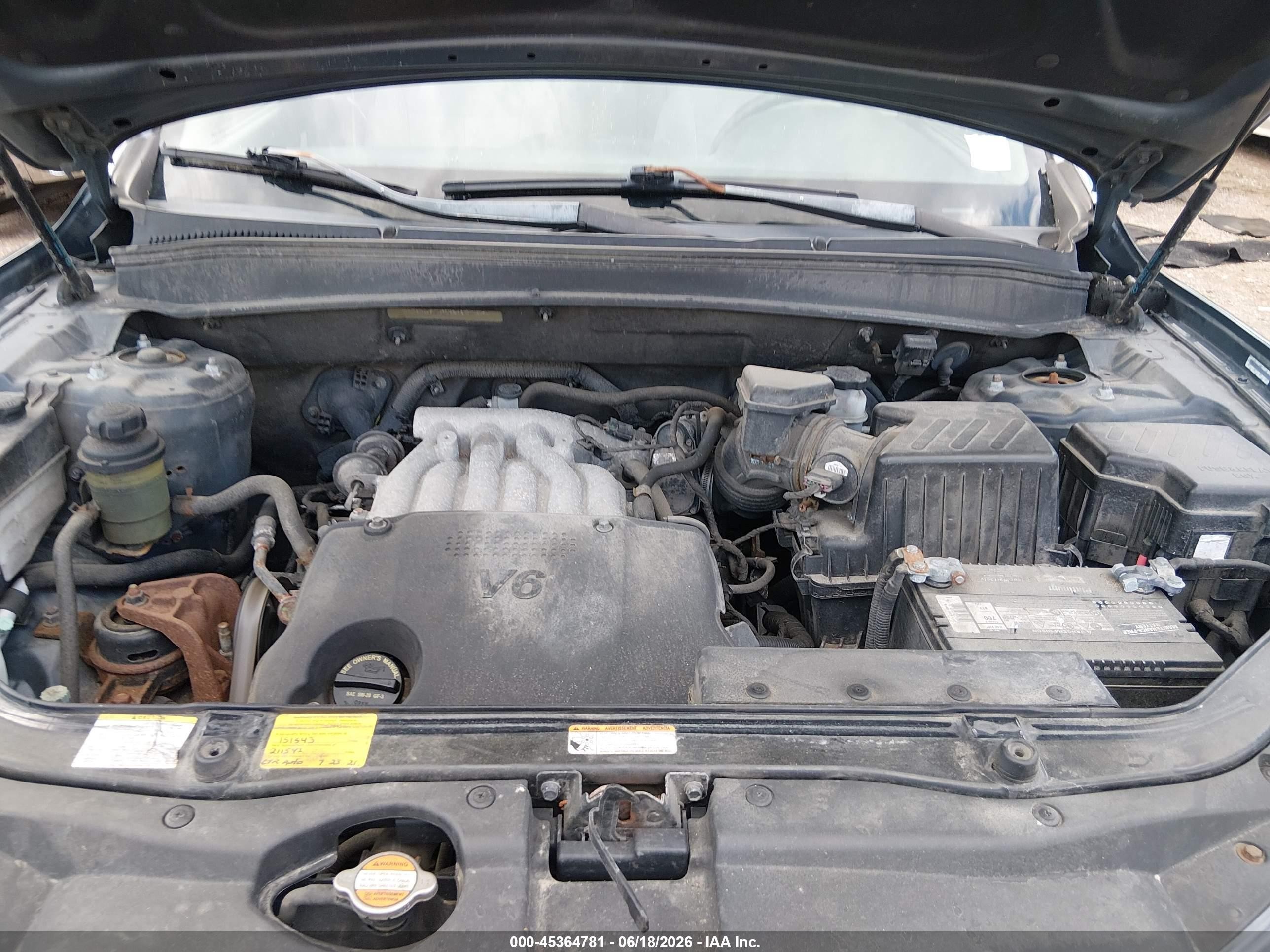 2008 Hyundai Santa Fe Gls Blue vin: 5NMSG73D08H193371