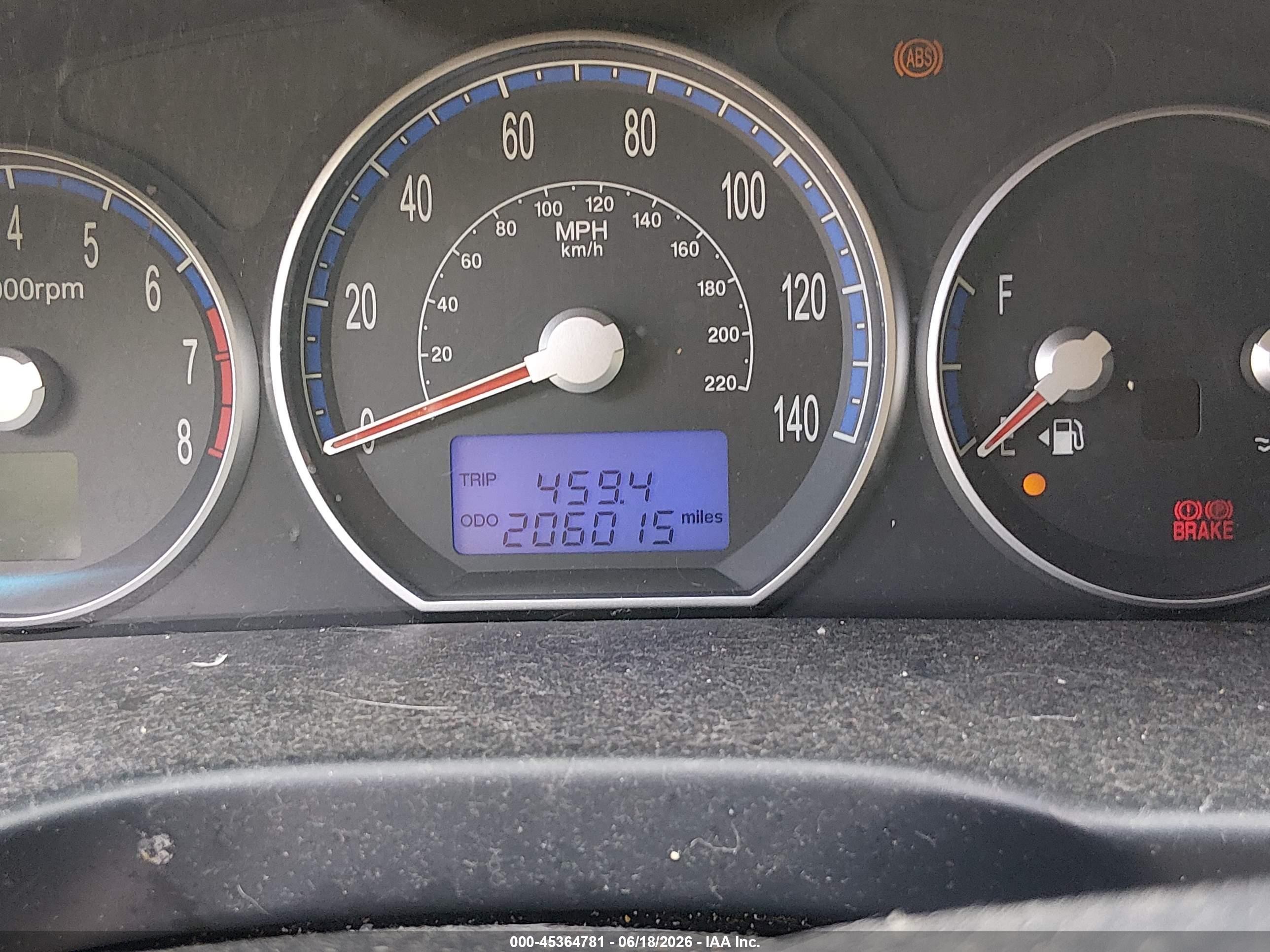 2008 Hyundai Santa Fe Gls Blue vin: 5NMSG73D08H193371