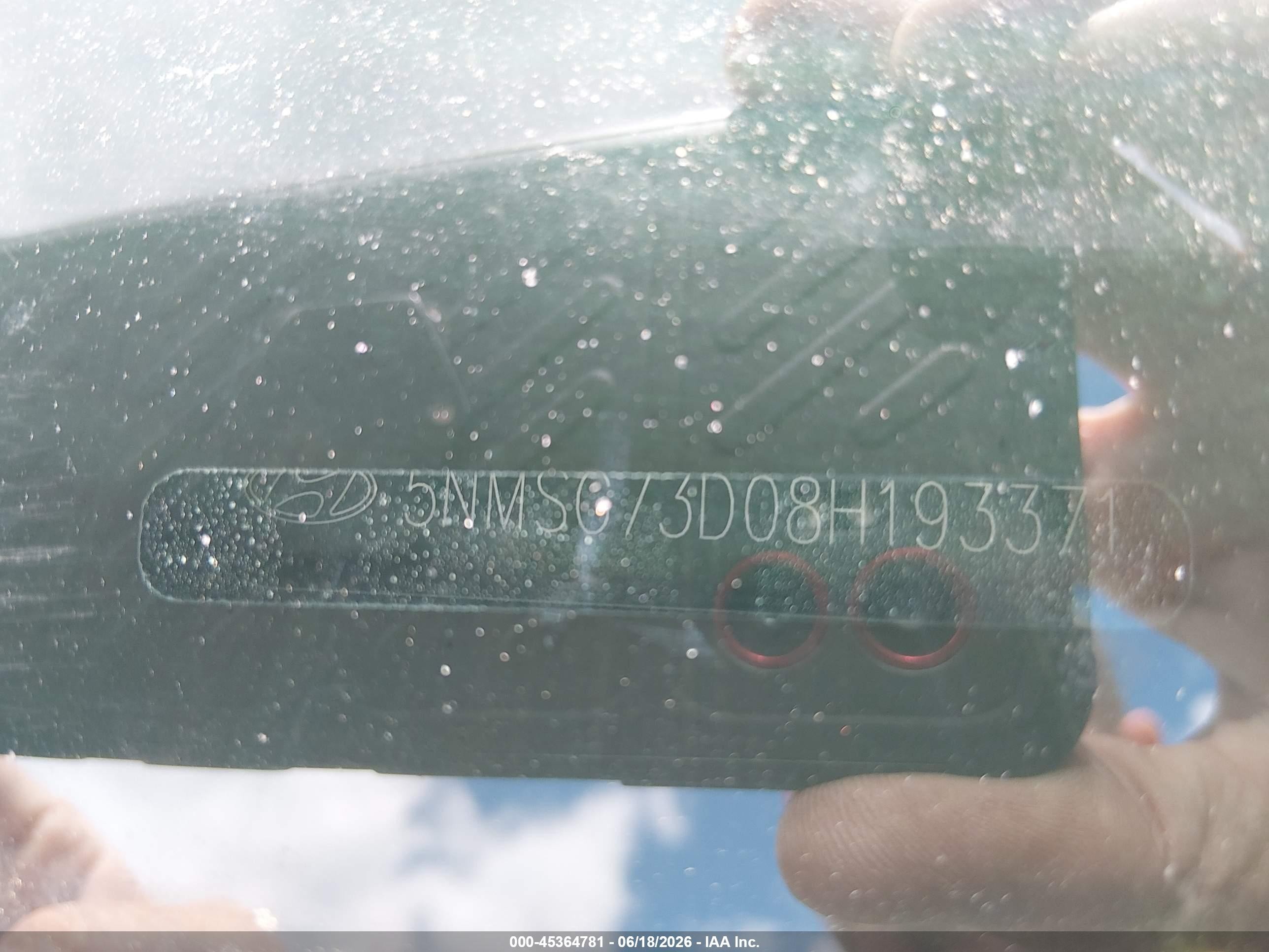 2008 Hyundai Santa Fe Gls Blue vin: 5NMSG73D08H193371