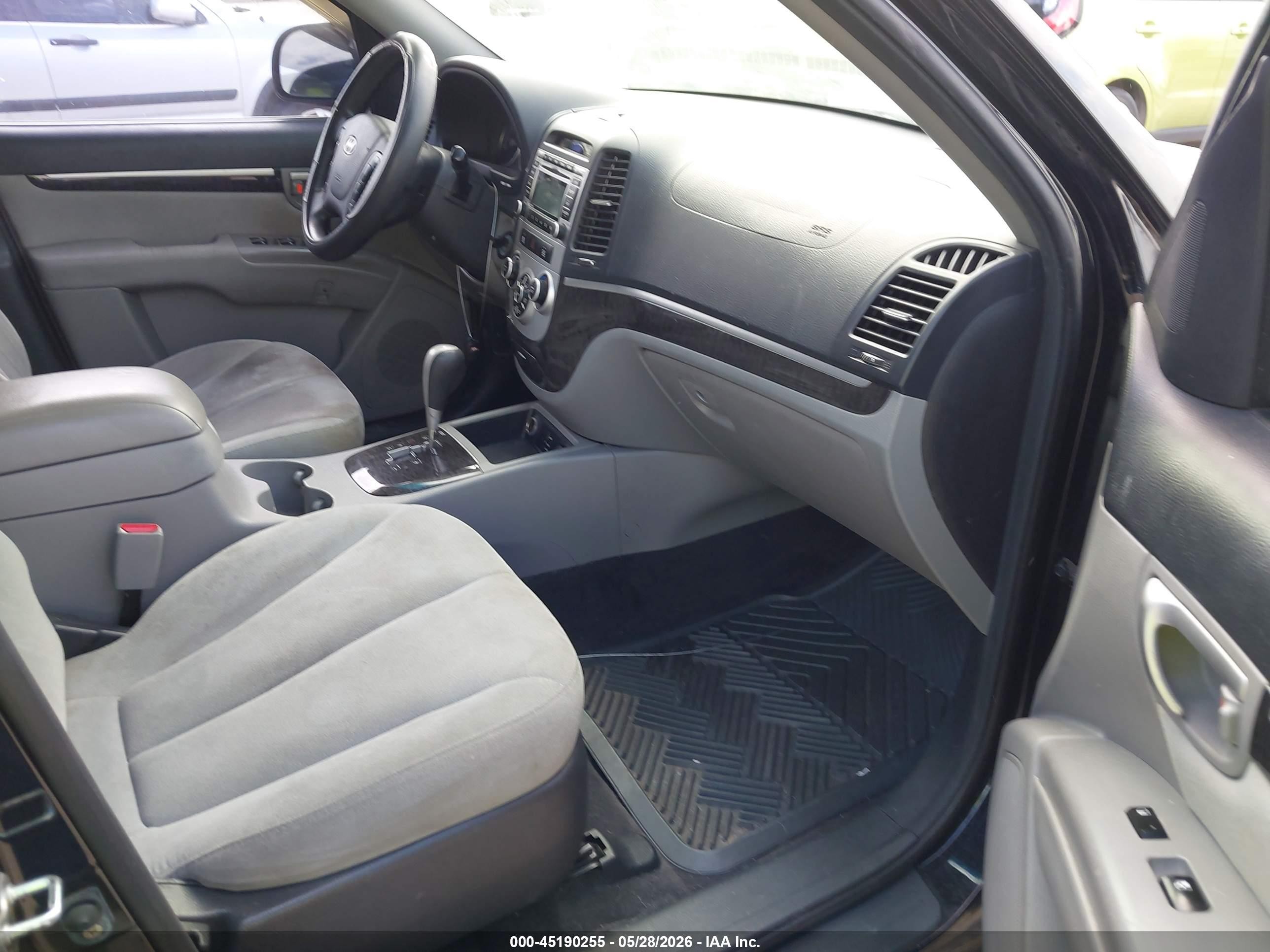 2009 Hyundai Santa Fe Gls Black vin: 5NMSG73D09H240044