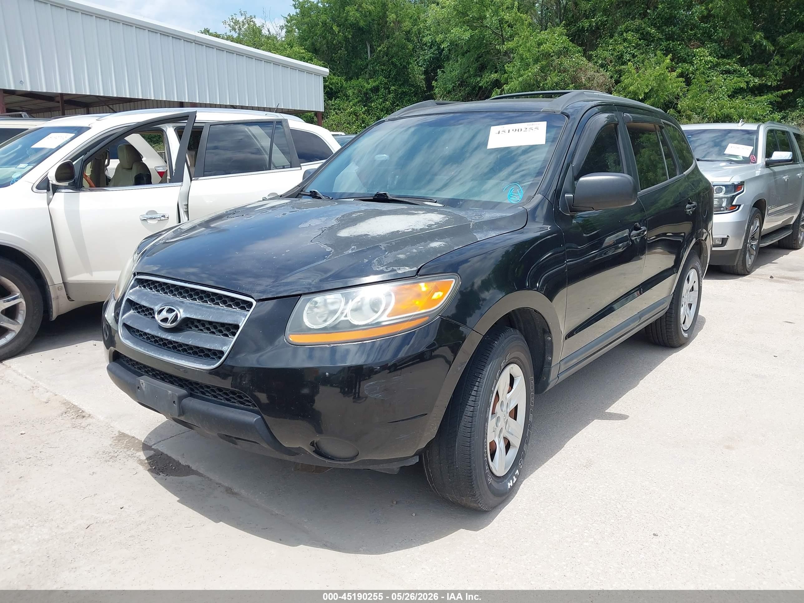 2009 Hyundai Santa Fe Gls Black vin: 5NMSG73D09H240044