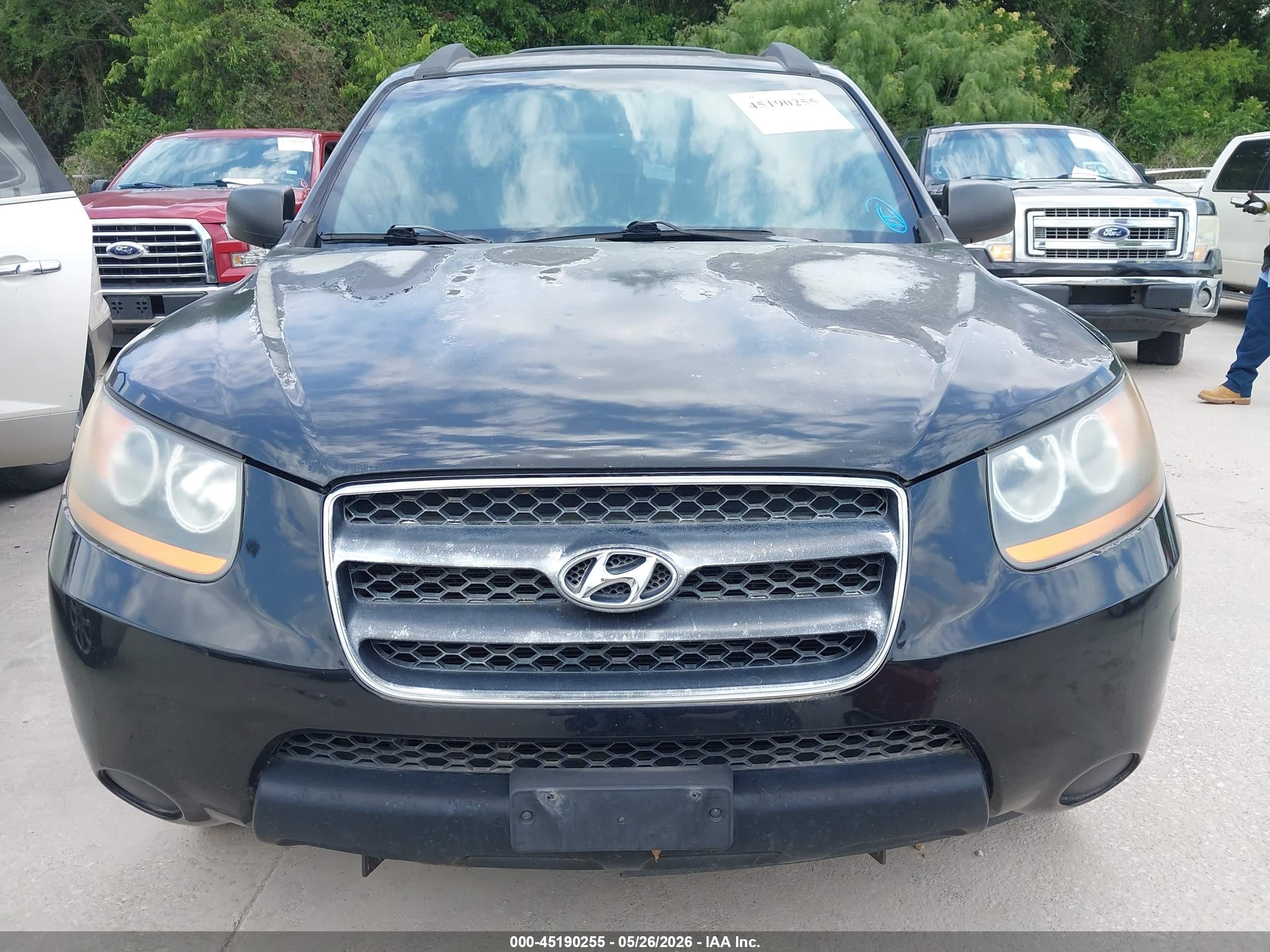 2009 Hyundai Santa Fe Gls Black vin: 5NMSG73D09H240044