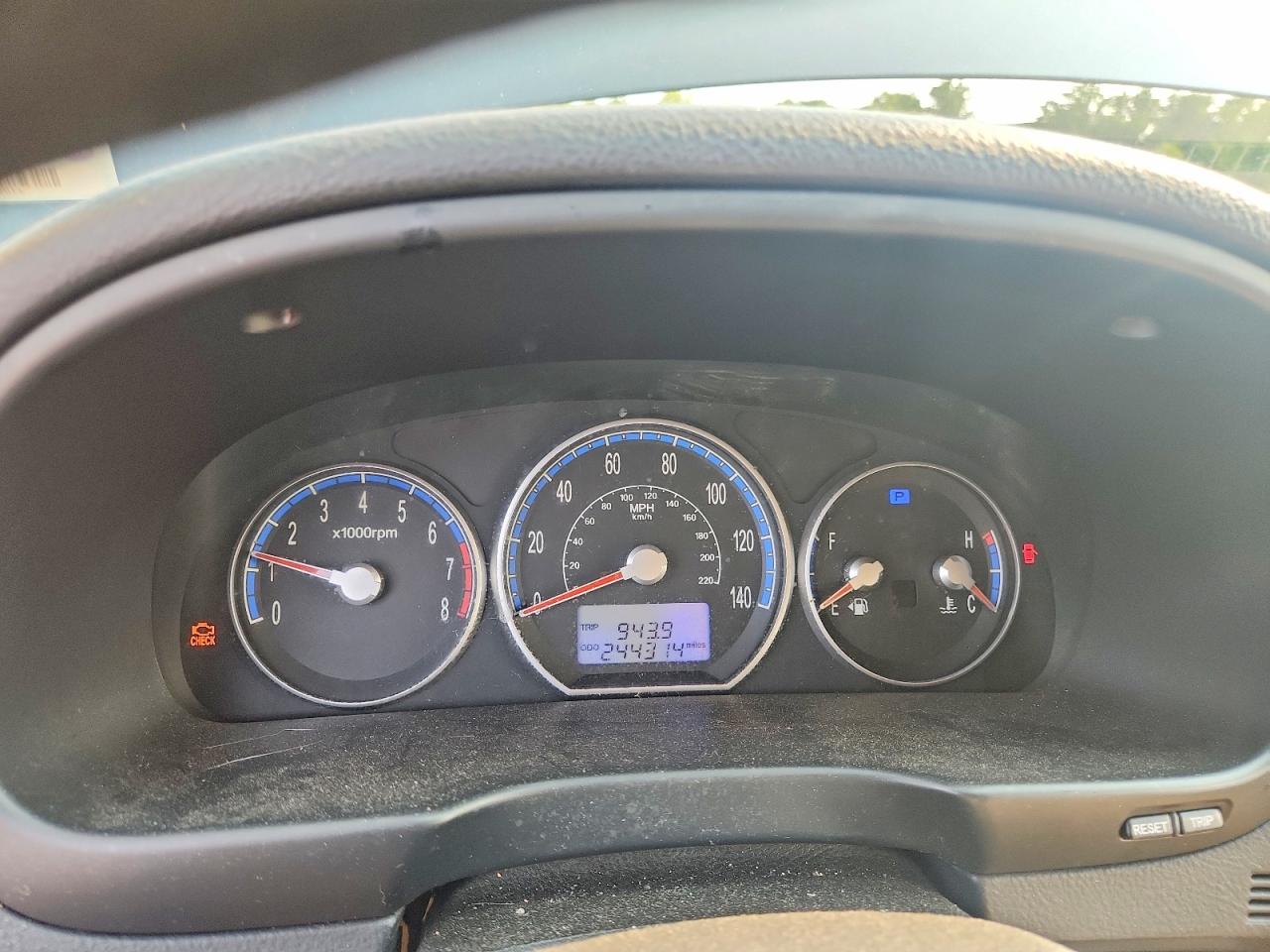 2009 Hyundai Santa Fe Gls Blue vin: 5NMSG73D09H302865
