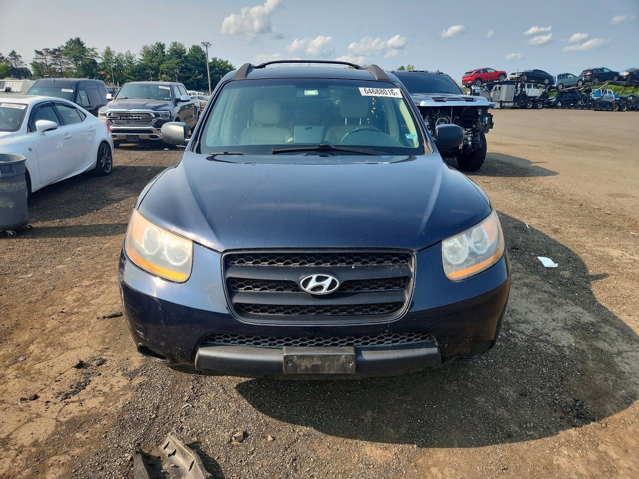 2009 Hyundai Santa Fe Gls Blue vin: 5NMSG73D09H302865