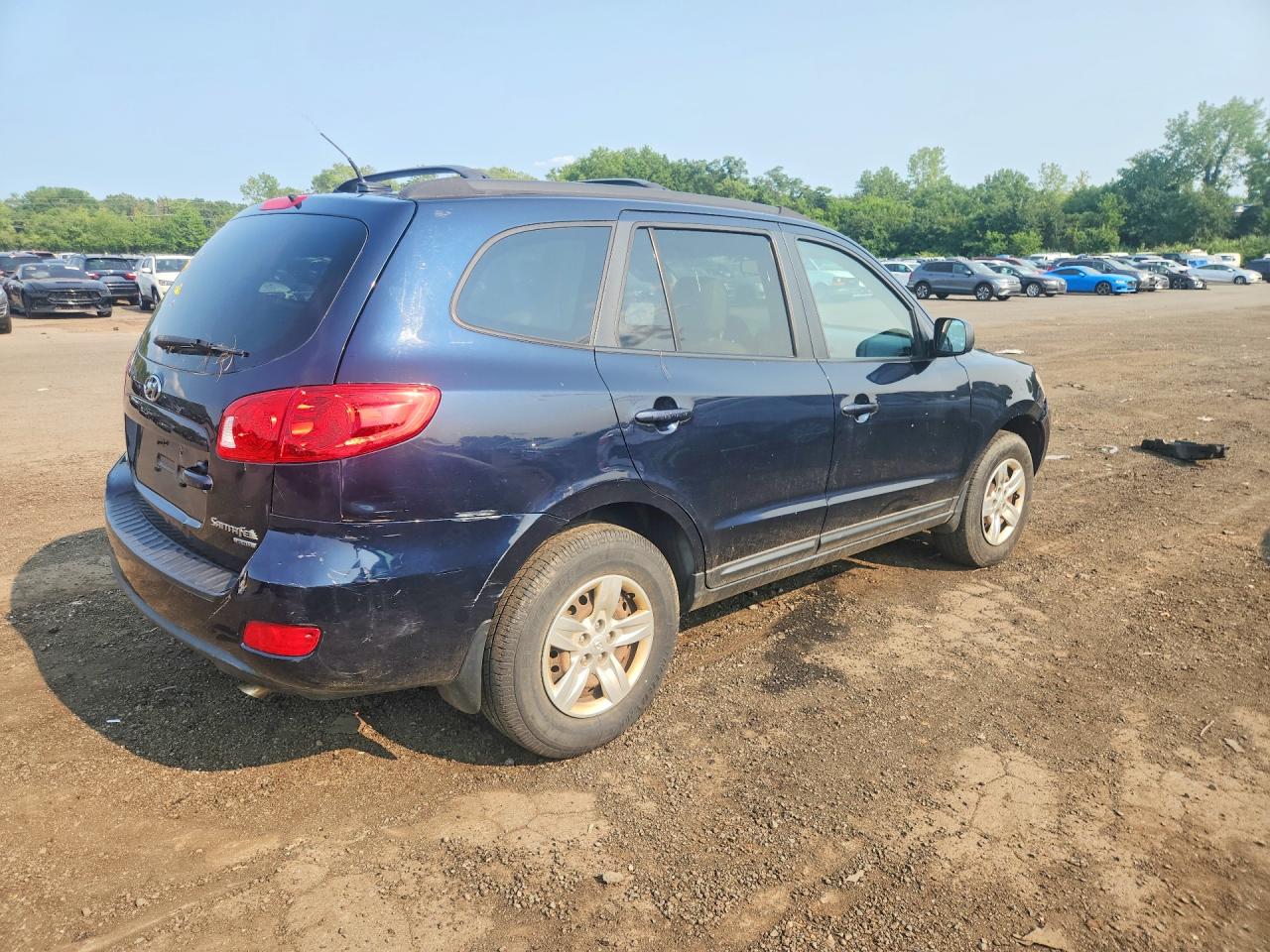 2009 Hyundai Santa Fe Gls Blue vin: 5NMSG73D09H302865