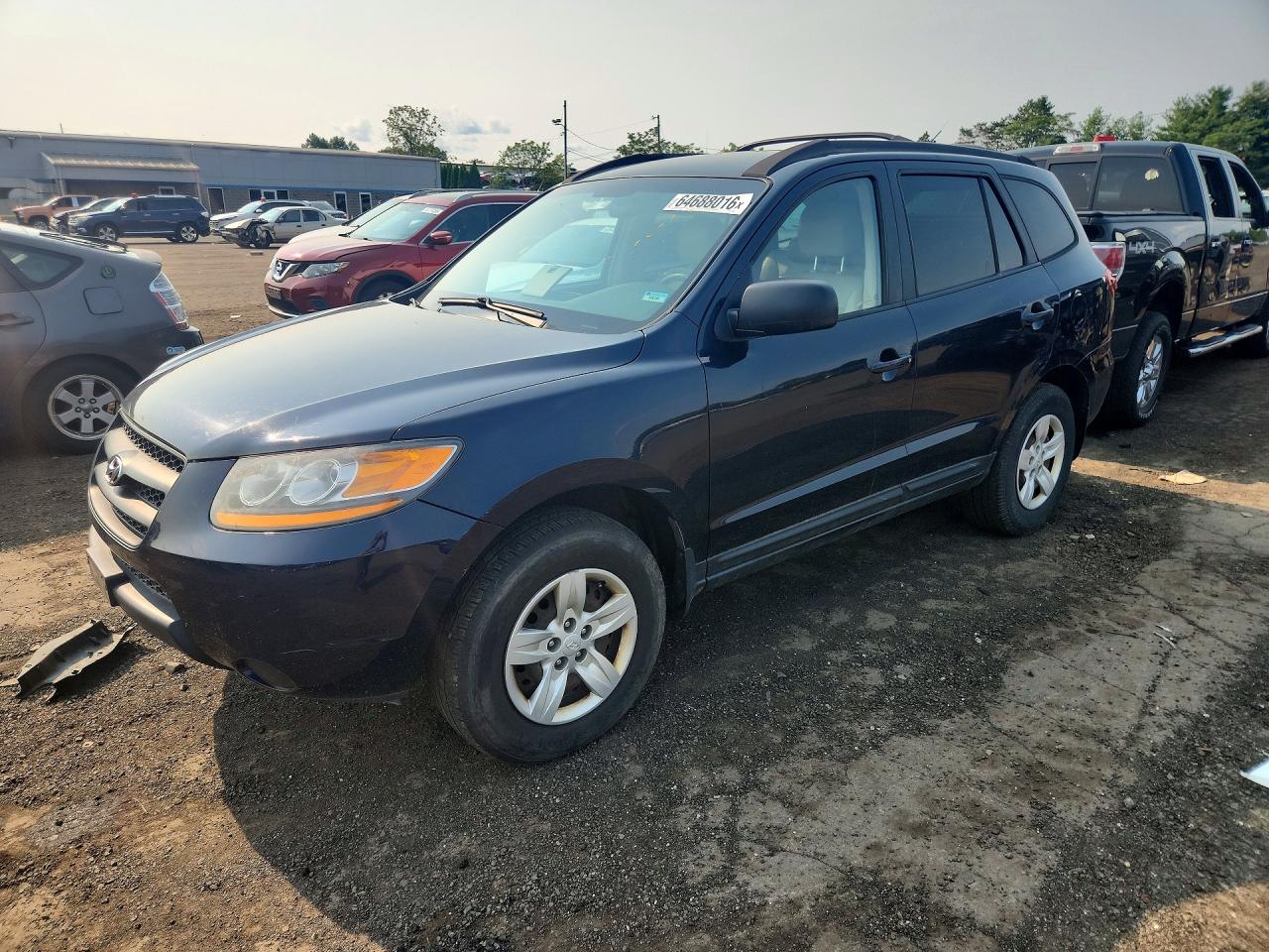 2009 Hyundai Santa Fe Gls Blue vin: 5NMSG73D09H302865