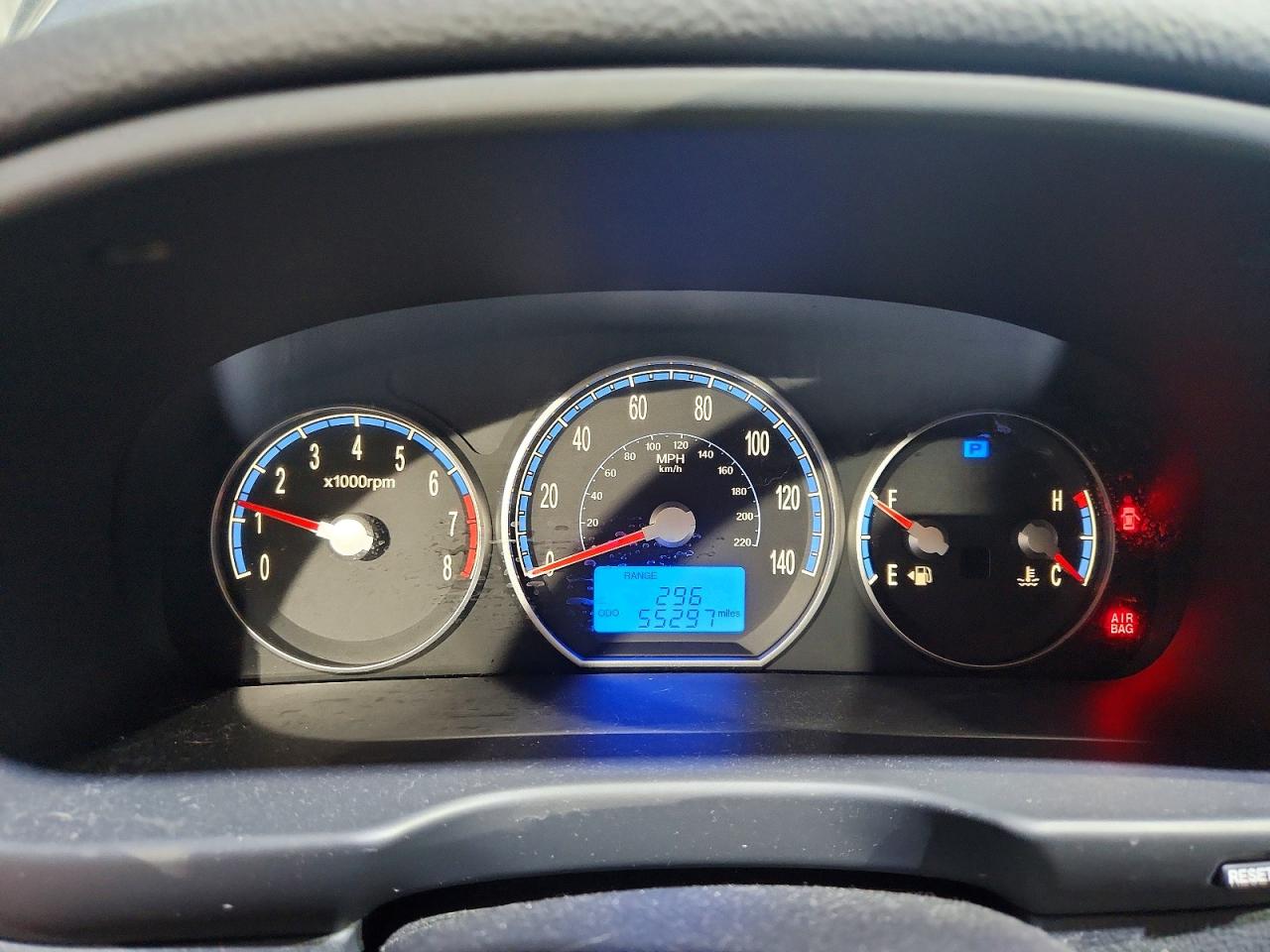 2009 Hyundai Santa Fe Gls Blue vin: 5NMSG73D09H316703
