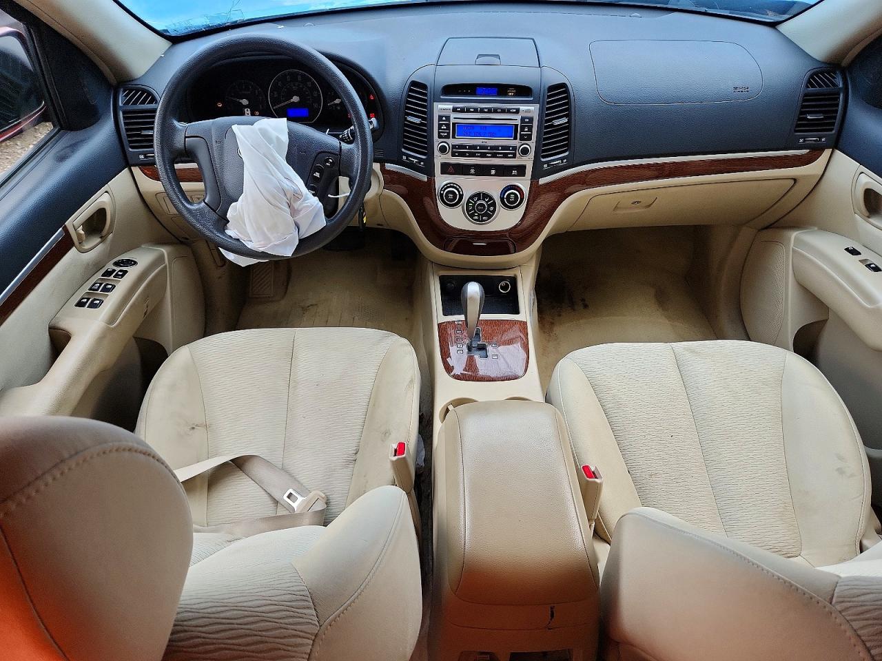 2007 Hyundai Santa Fe Gls Burgundy vin: 5NMSG73D17H052114