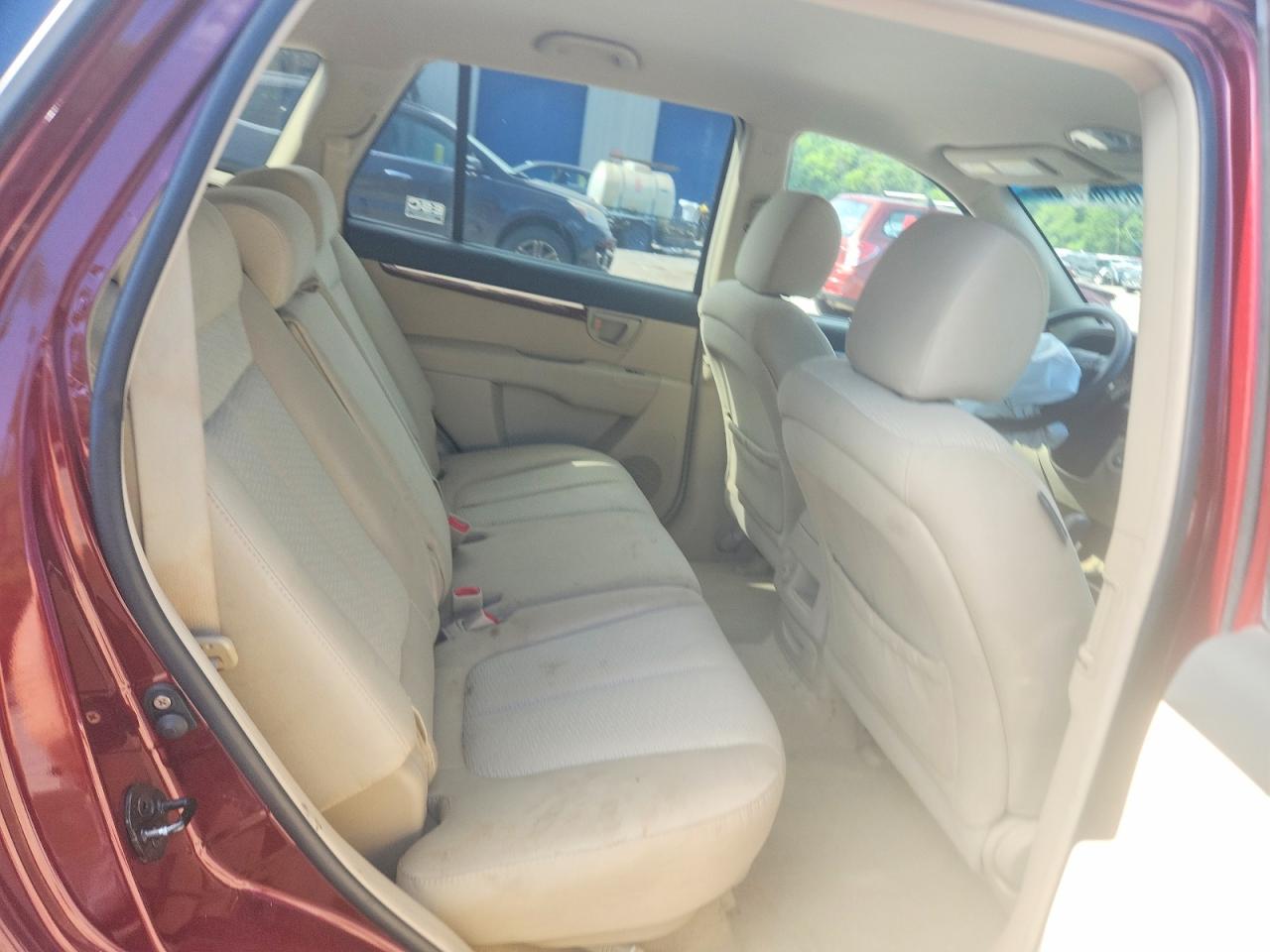 2007 Hyundai Santa Fe Gls Burgundy vin: 5NMSG73D17H052114