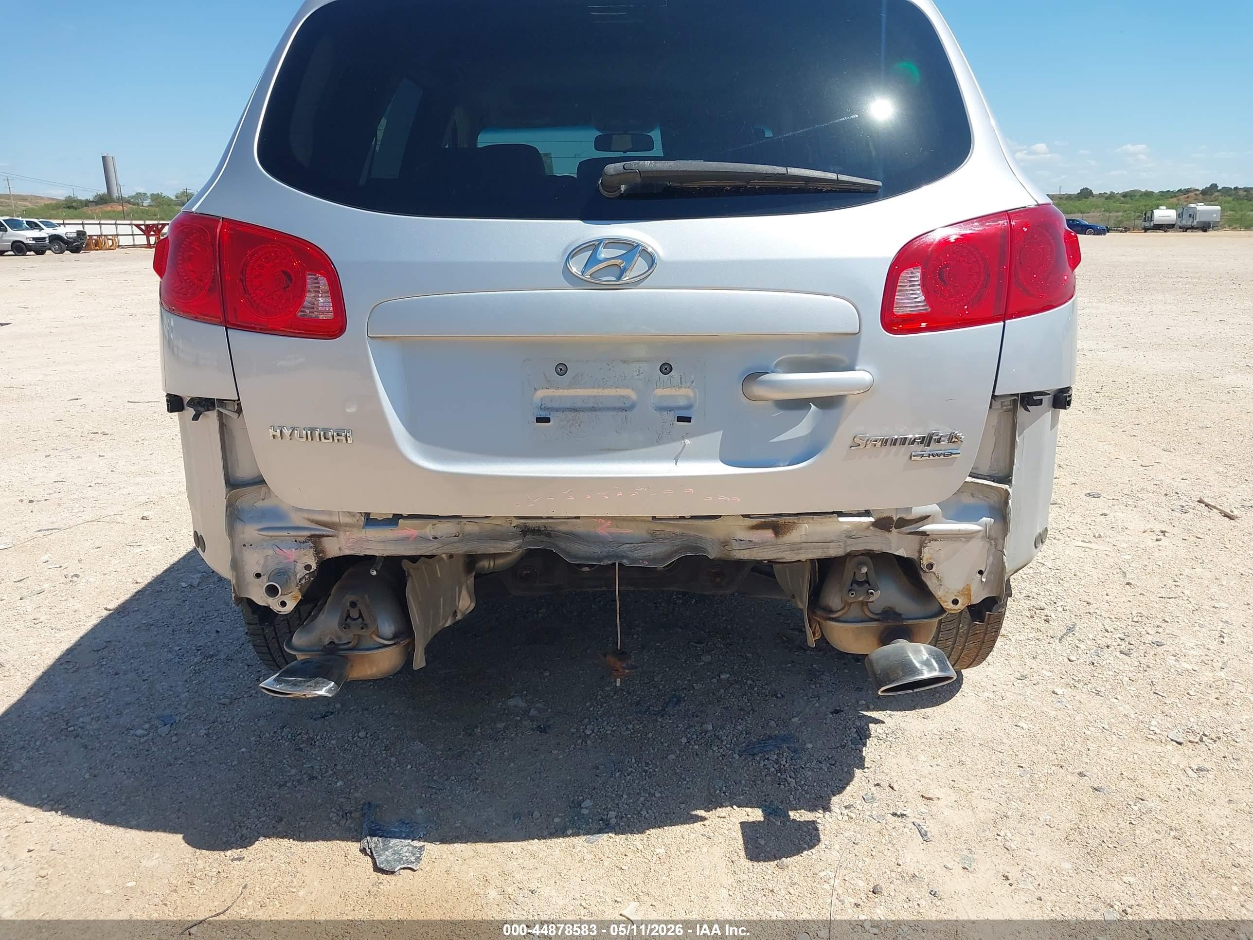 2007 Hyundai Santa Fe Gls Silver vin: 5NMSG73D17H081600