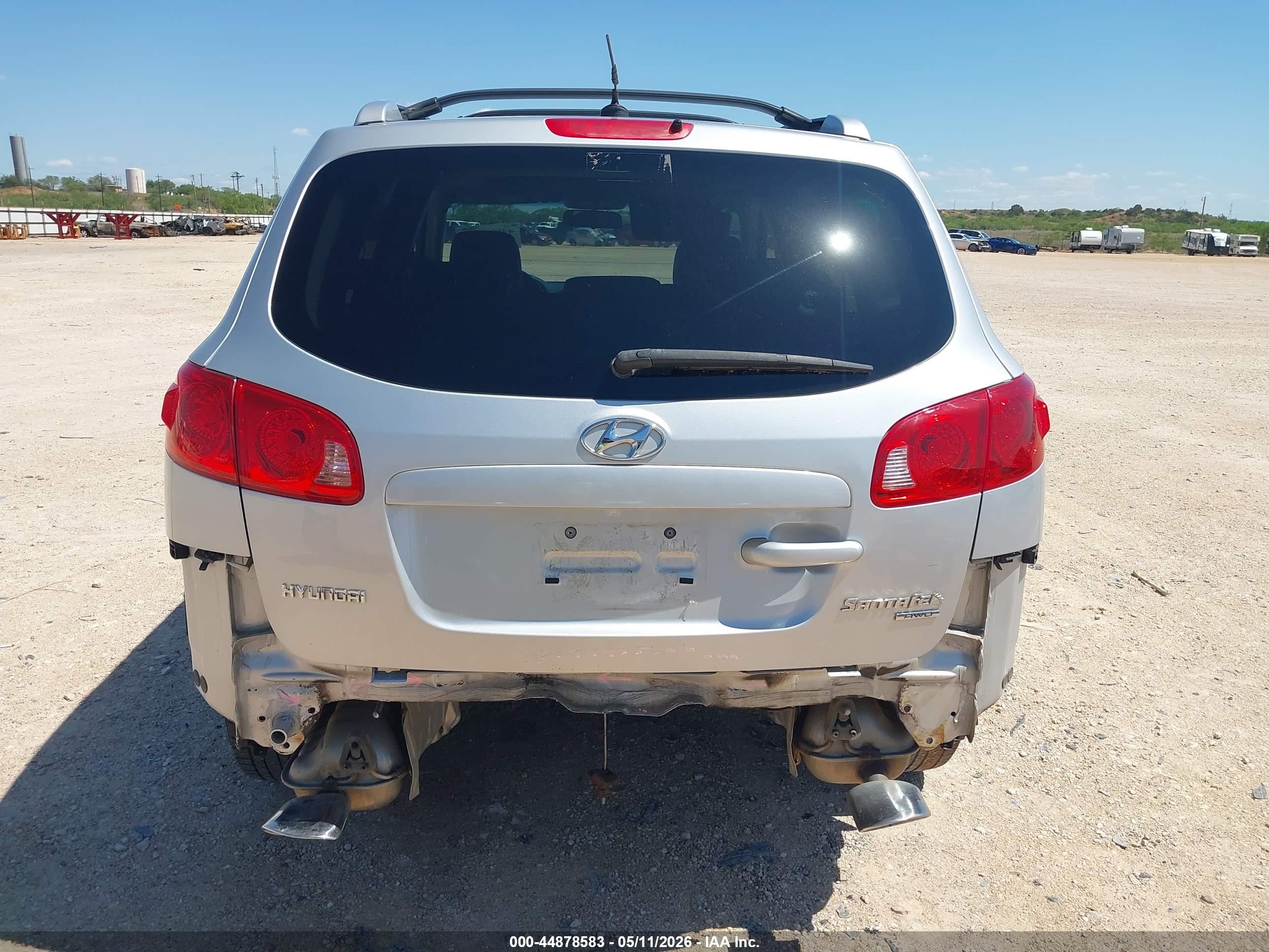 2007 Hyundai Santa Fe Gls Silver vin: 5NMSG73D17H081600