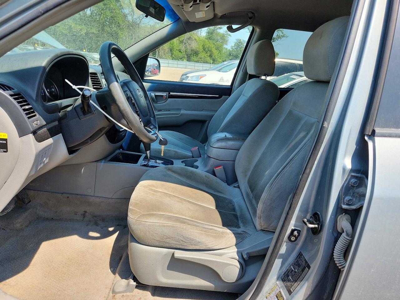 2008 Hyundai Santa Fe Gls Silver vin: 5NMSG73D18H135365
