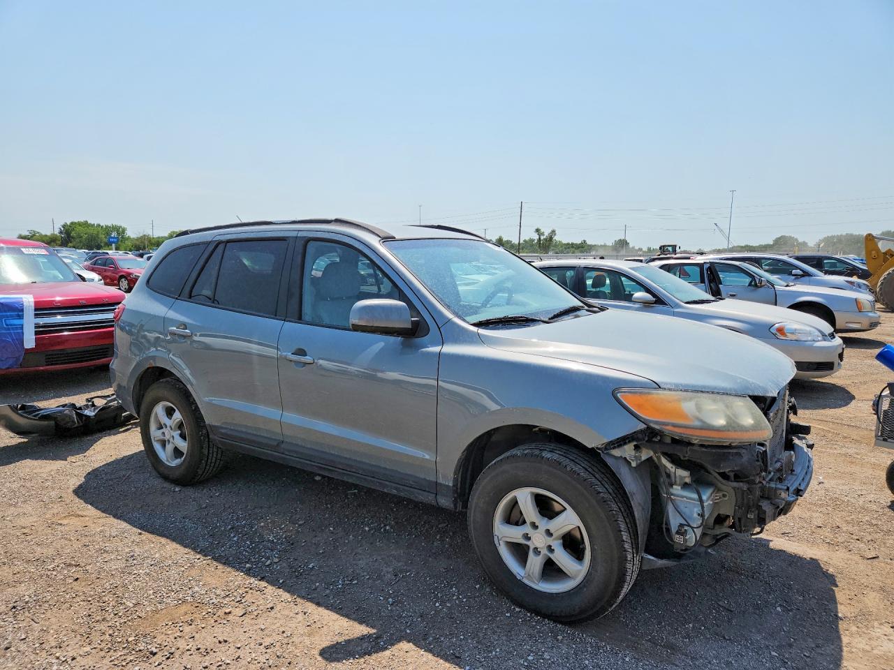 2008 Hyundai Santa Fe Gls Silver vin: 5NMSG73D18H135365