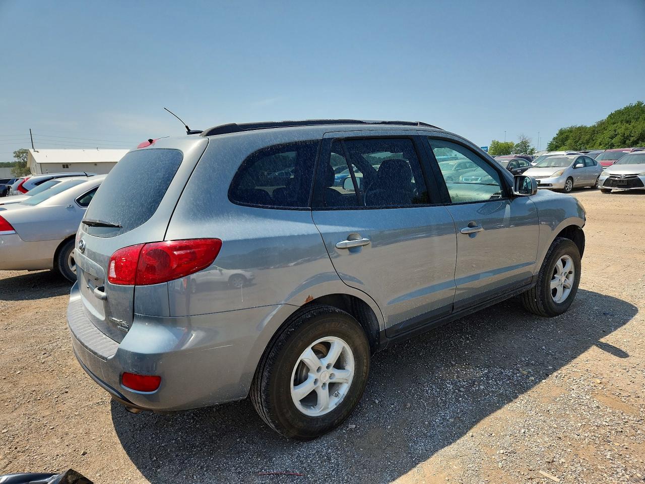 2008 Hyundai Santa Fe Gls Silver vin: 5NMSG73D18H135365