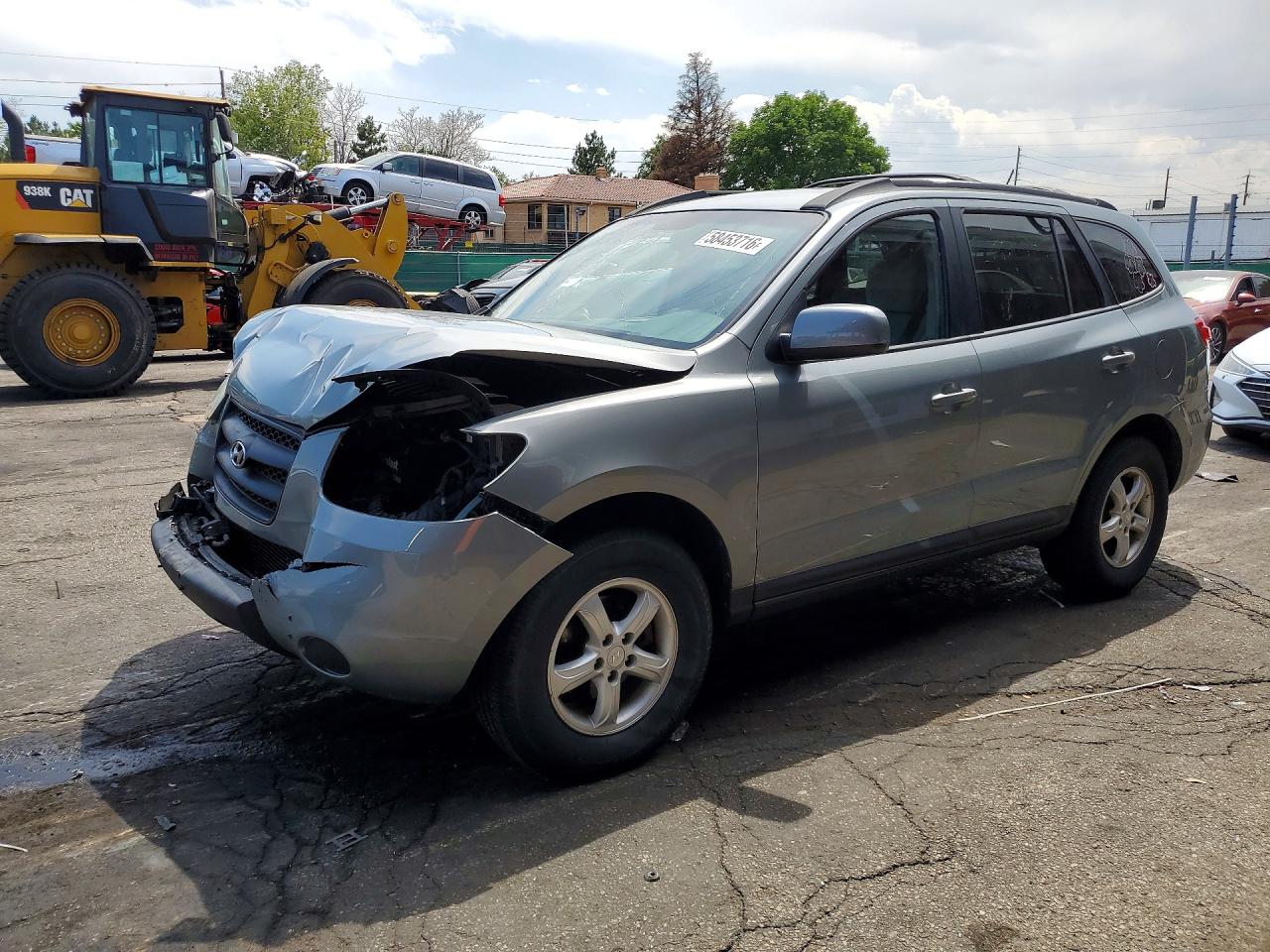 2008 Hyundai Santa Fe Gls Gray vin: 5NMSG73D18H182105