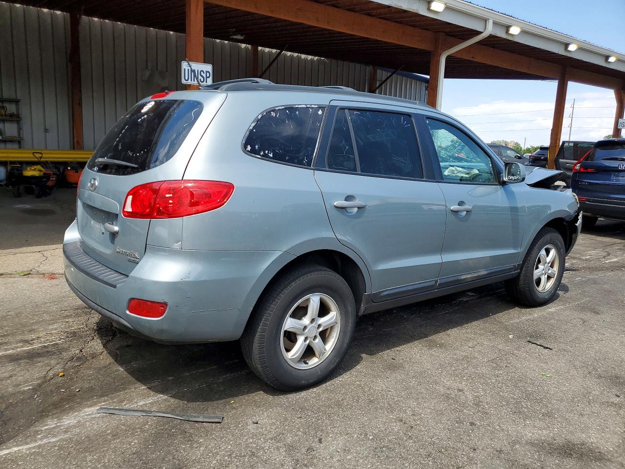 2008 Hyundai Santa Fe Gls Gray vin: 5NMSG73D18H182105