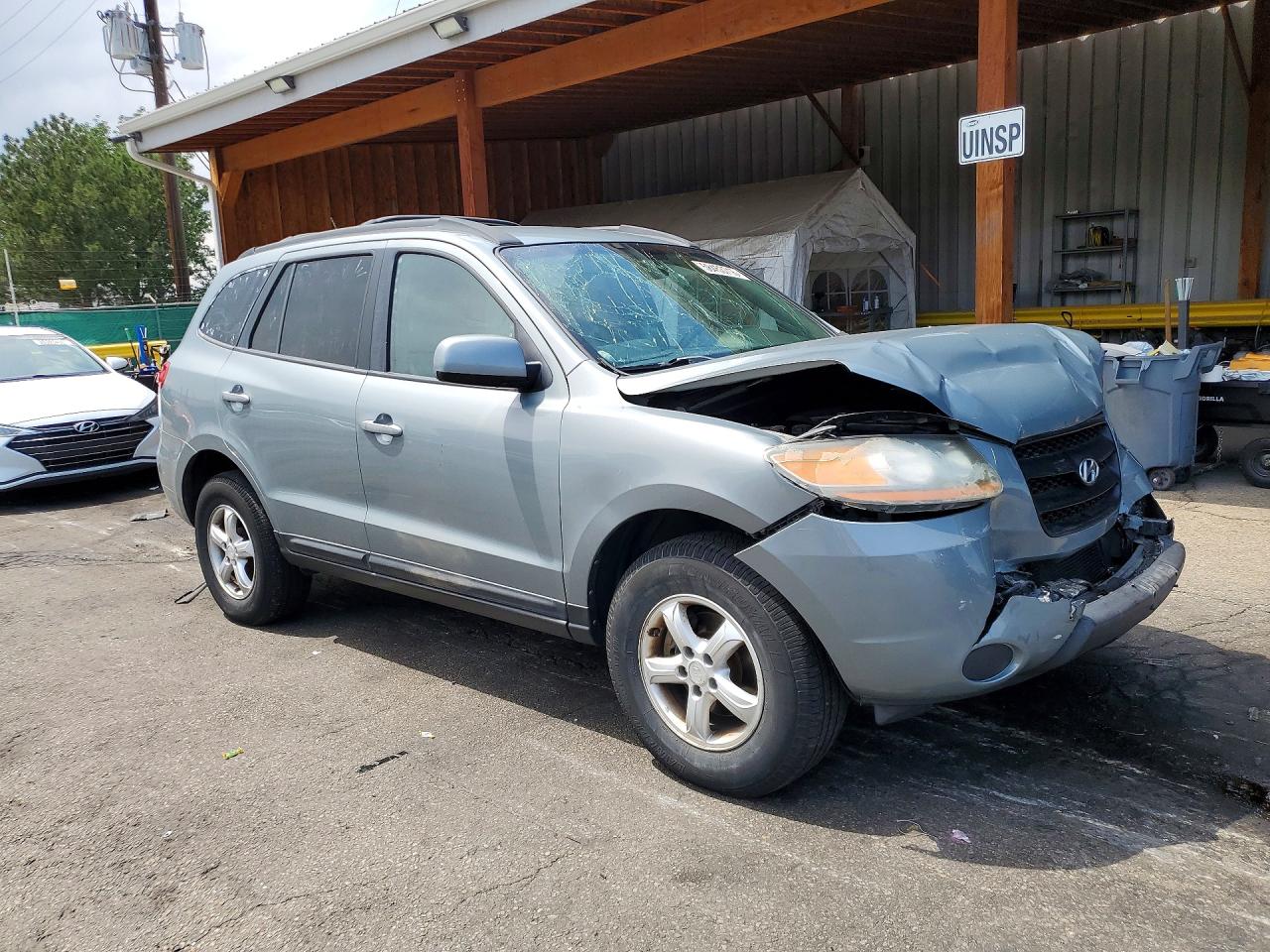 2008 Hyundai Santa Fe Gls Gray vin: 5NMSG73D18H182105