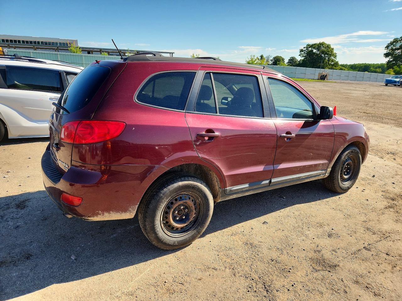 2009 Hyundai Santa Fe Gls Maroon vin: 5NMSG73D19H243941