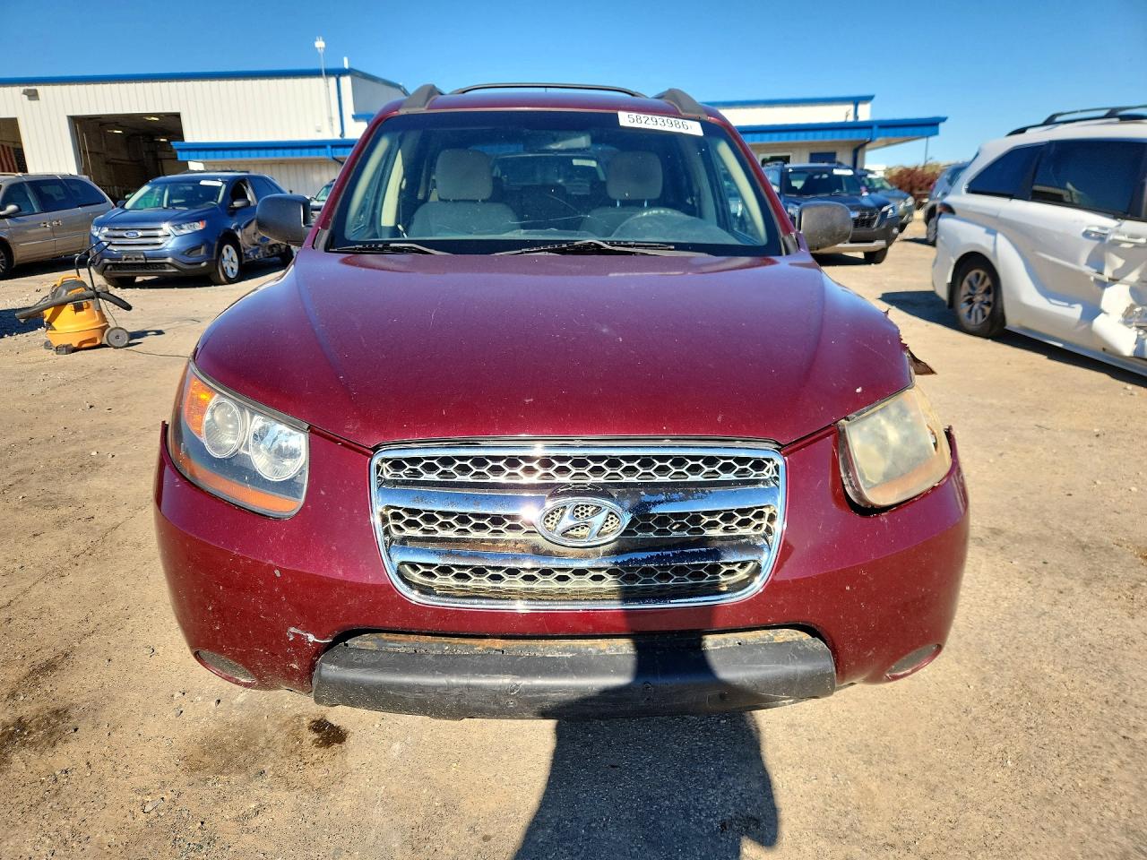 2009 Hyundai Santa Fe Gls Maroon vin: 5NMSG73D19H243941