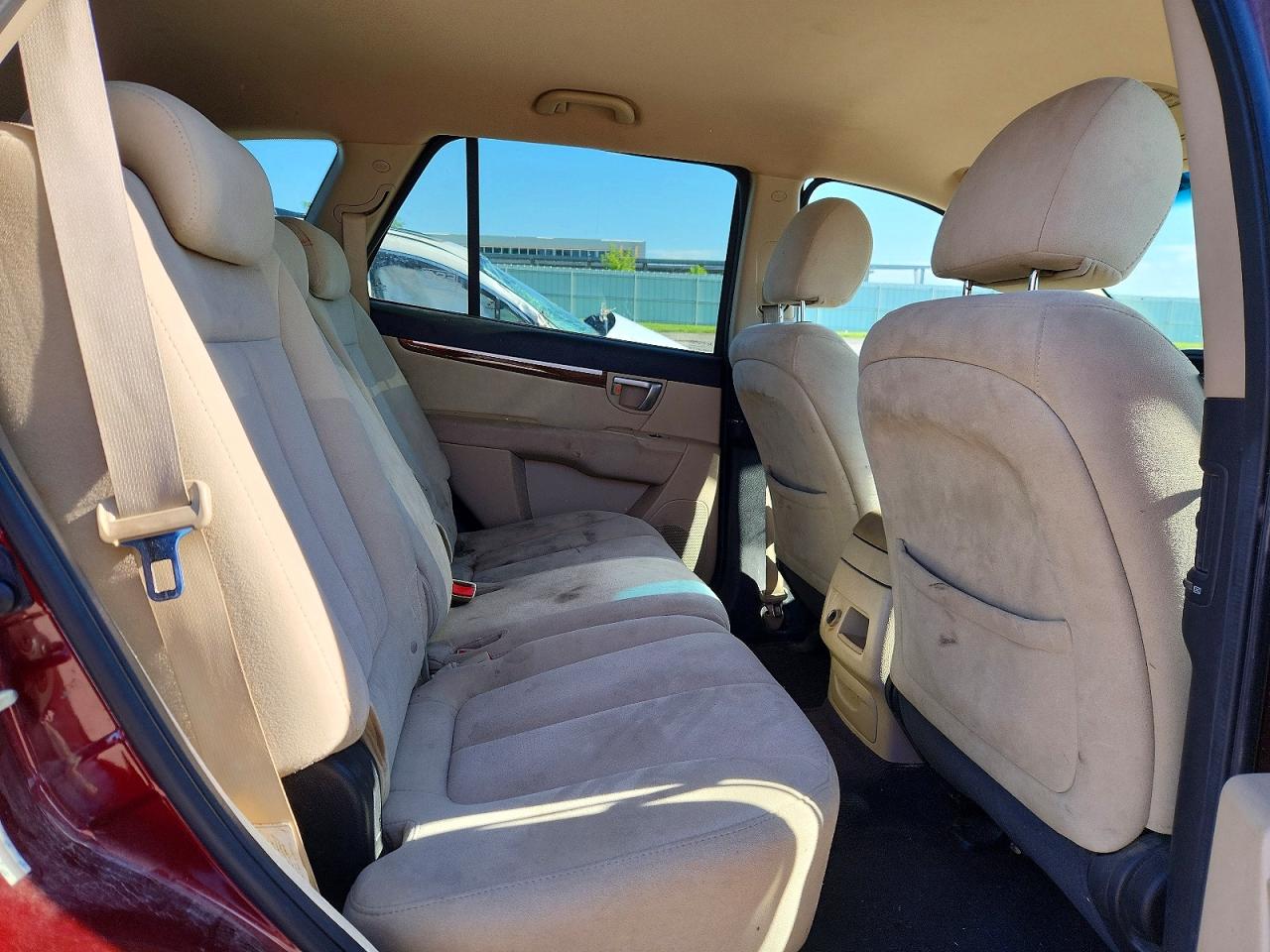 2009 Hyundai Santa Fe Gls Maroon vin: 5NMSG73D19H243941