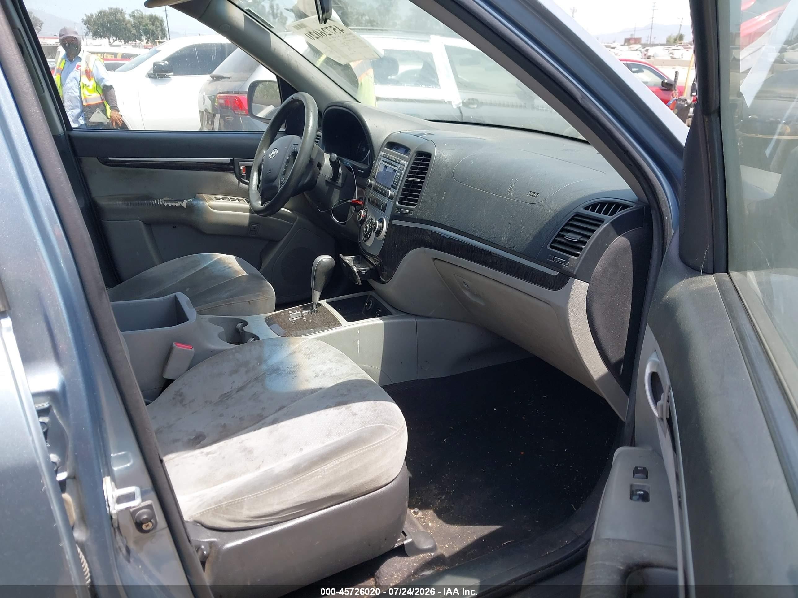 2009 Hyundai Santa Fe Gls Blue vin: 5NMSG73D19H249934