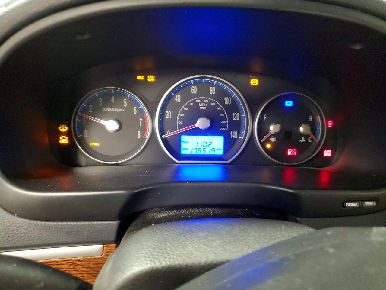 2009 Hyundai Santa Fe Gls Blue vin: 5NMSG73D19H275952