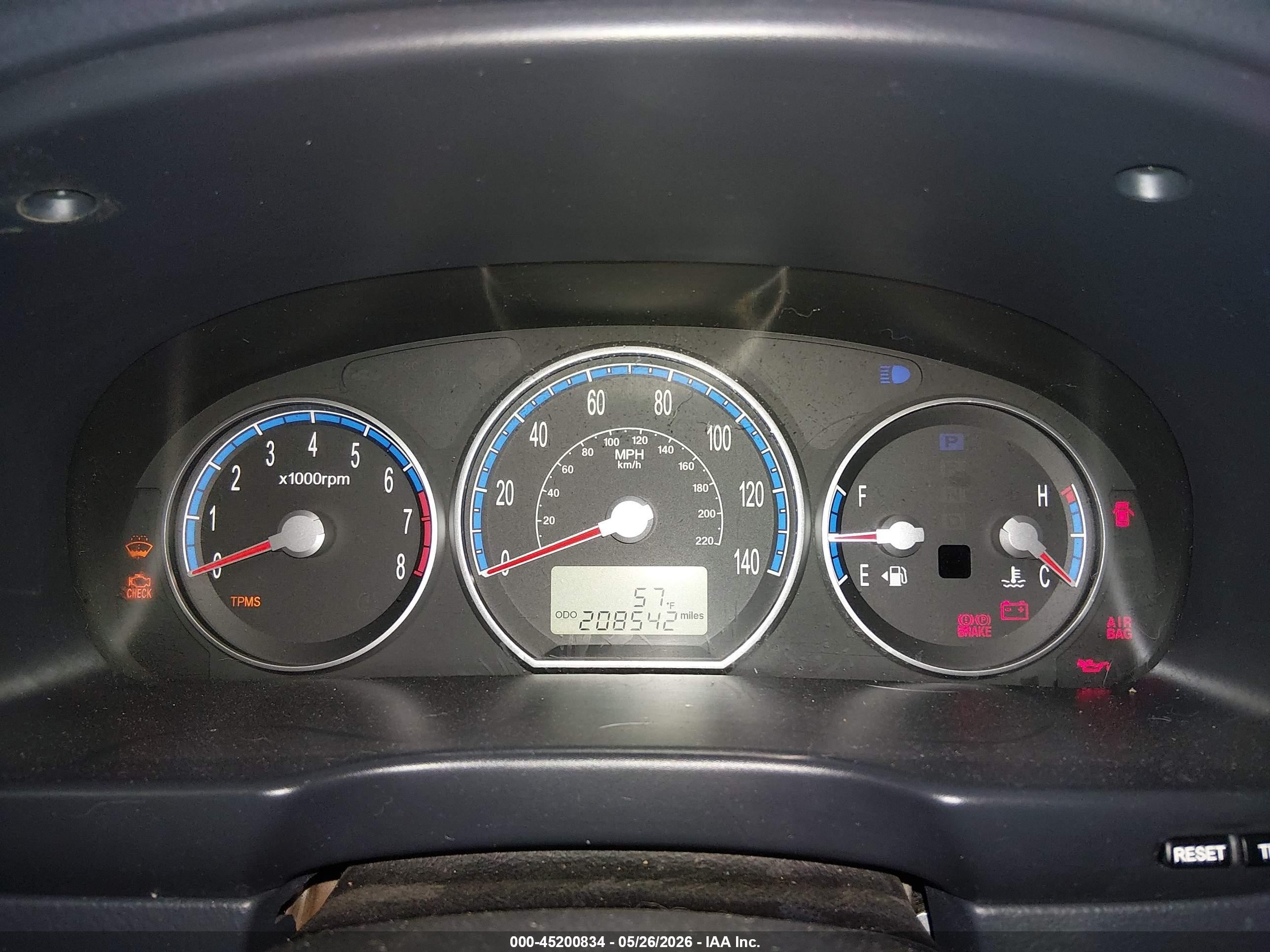 2009 Hyundai Santa Fe Gls Blue vin: 5NMSG73D19H281444